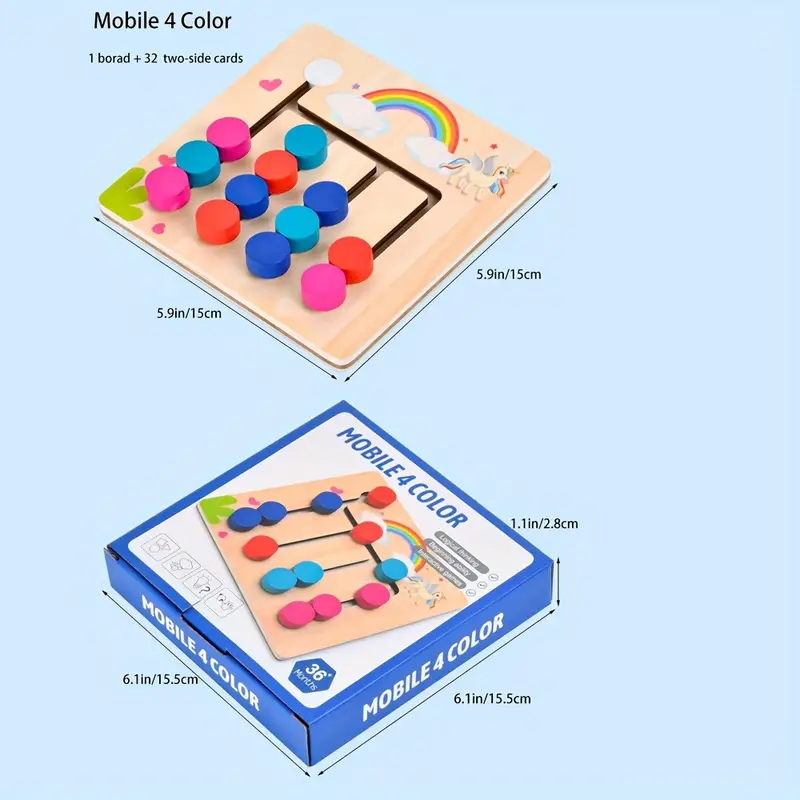 Montessori Learning Toys Slide Puzzle - Image 6