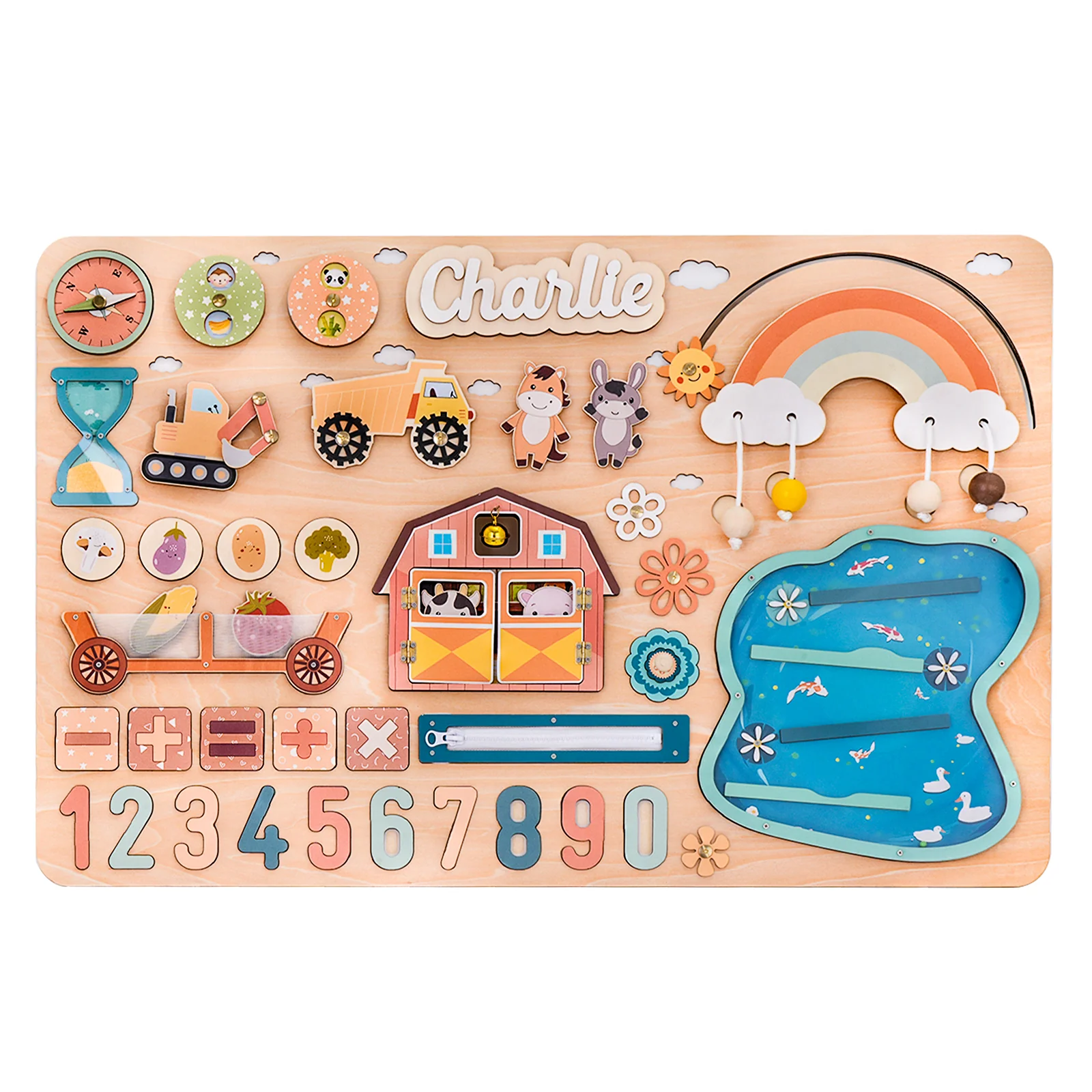 Personalised Montessori Busy Board - Image 2
