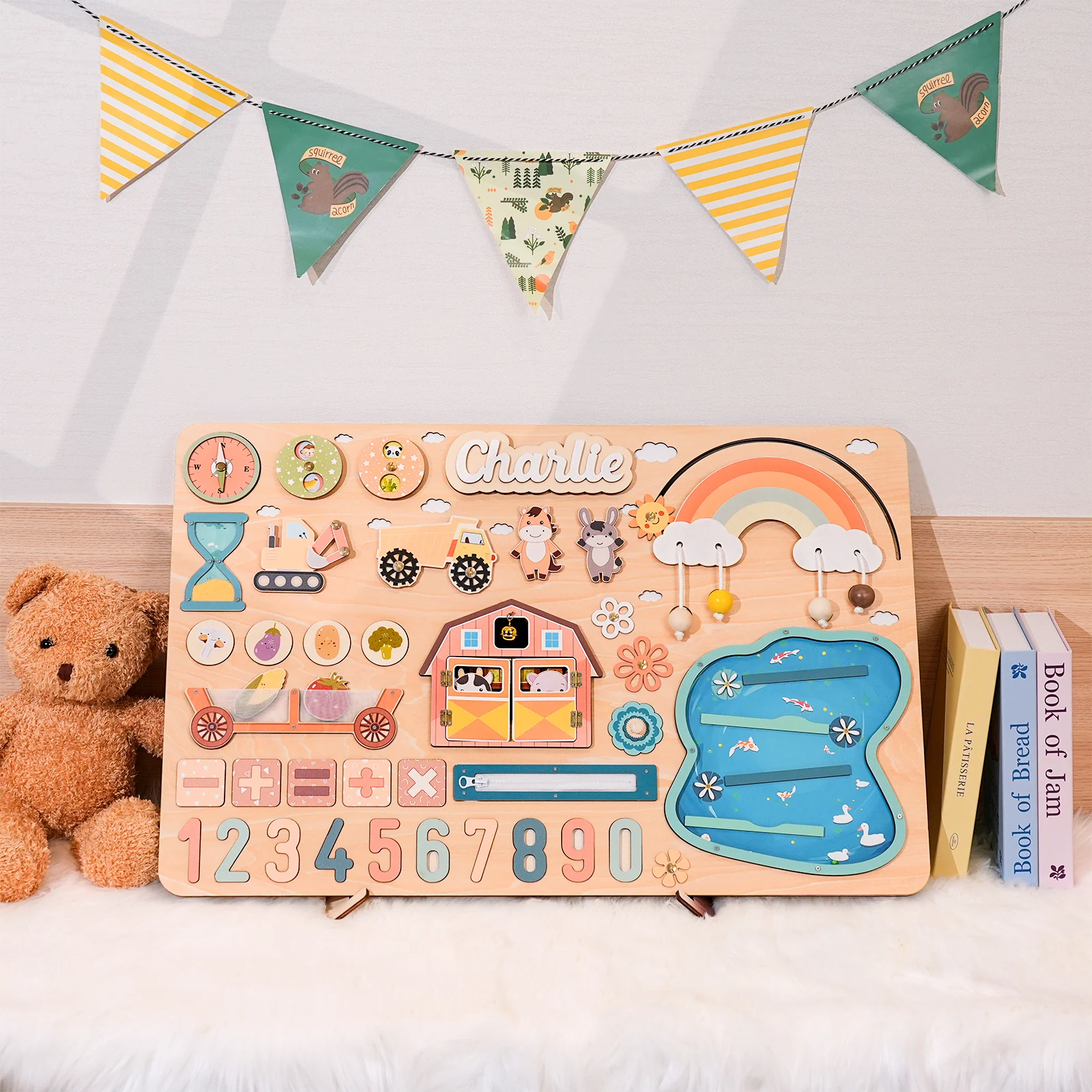 Personalised Montessori Busy Board - Image 4