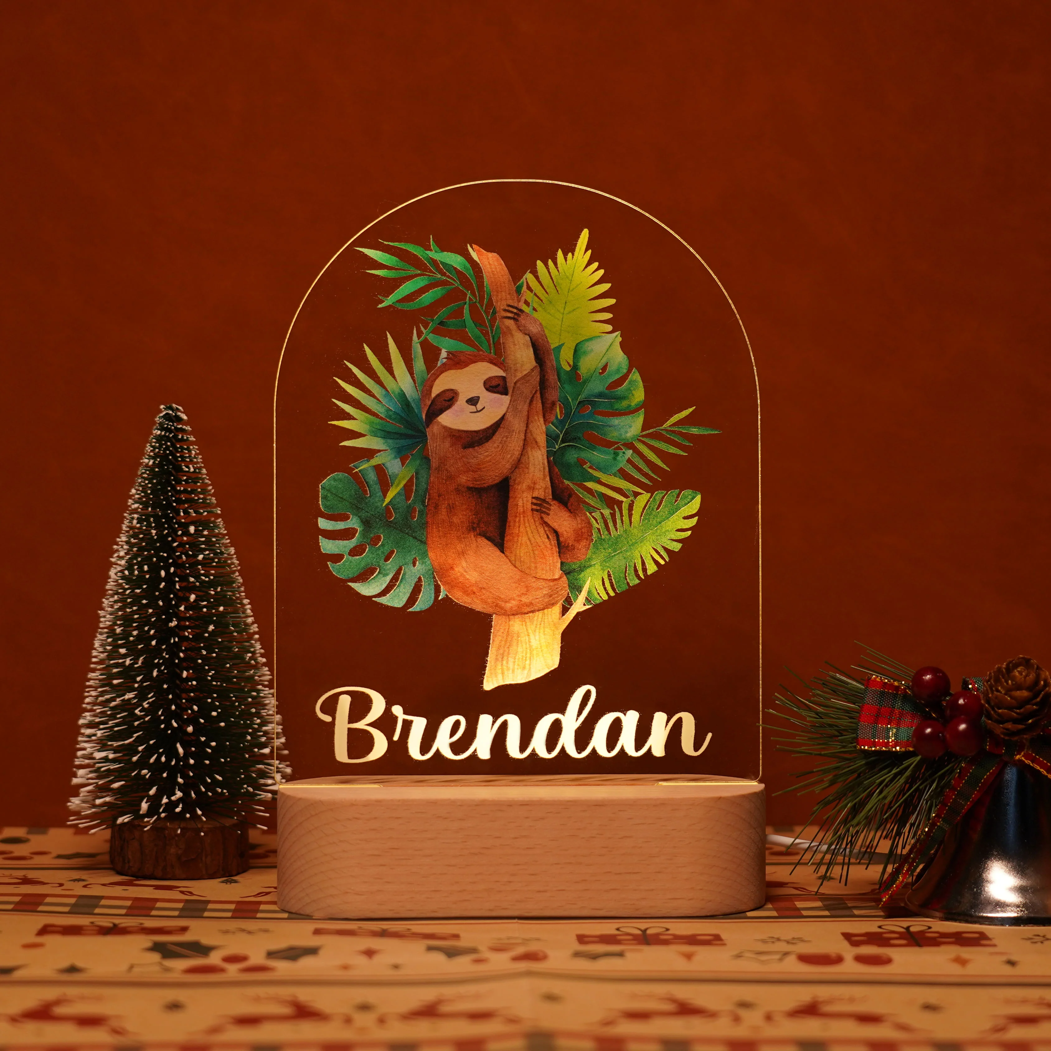 Personalised Baby Name Night Light Lamp - Image 11