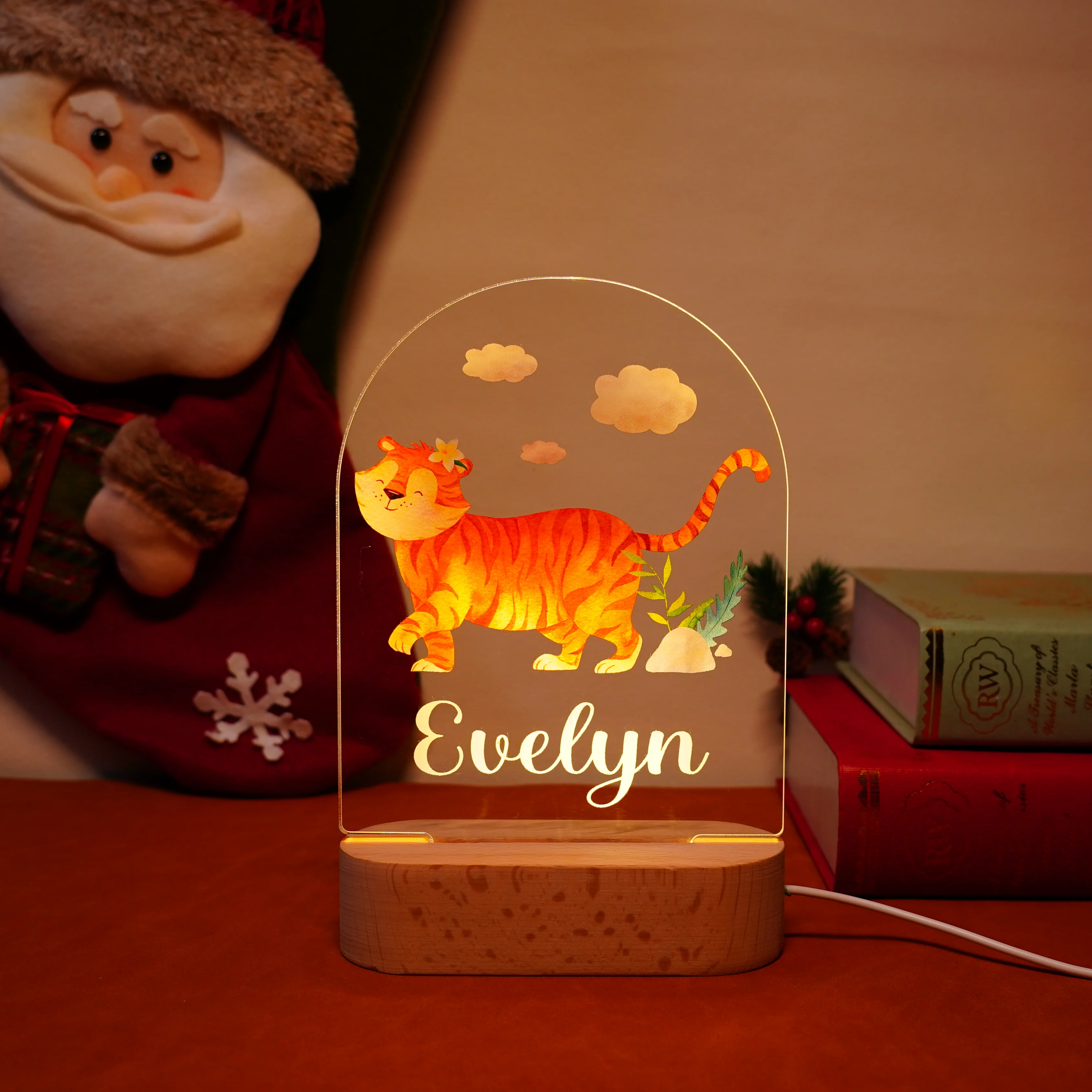 Personalised Baby Name Night Light Lamp - Image 6