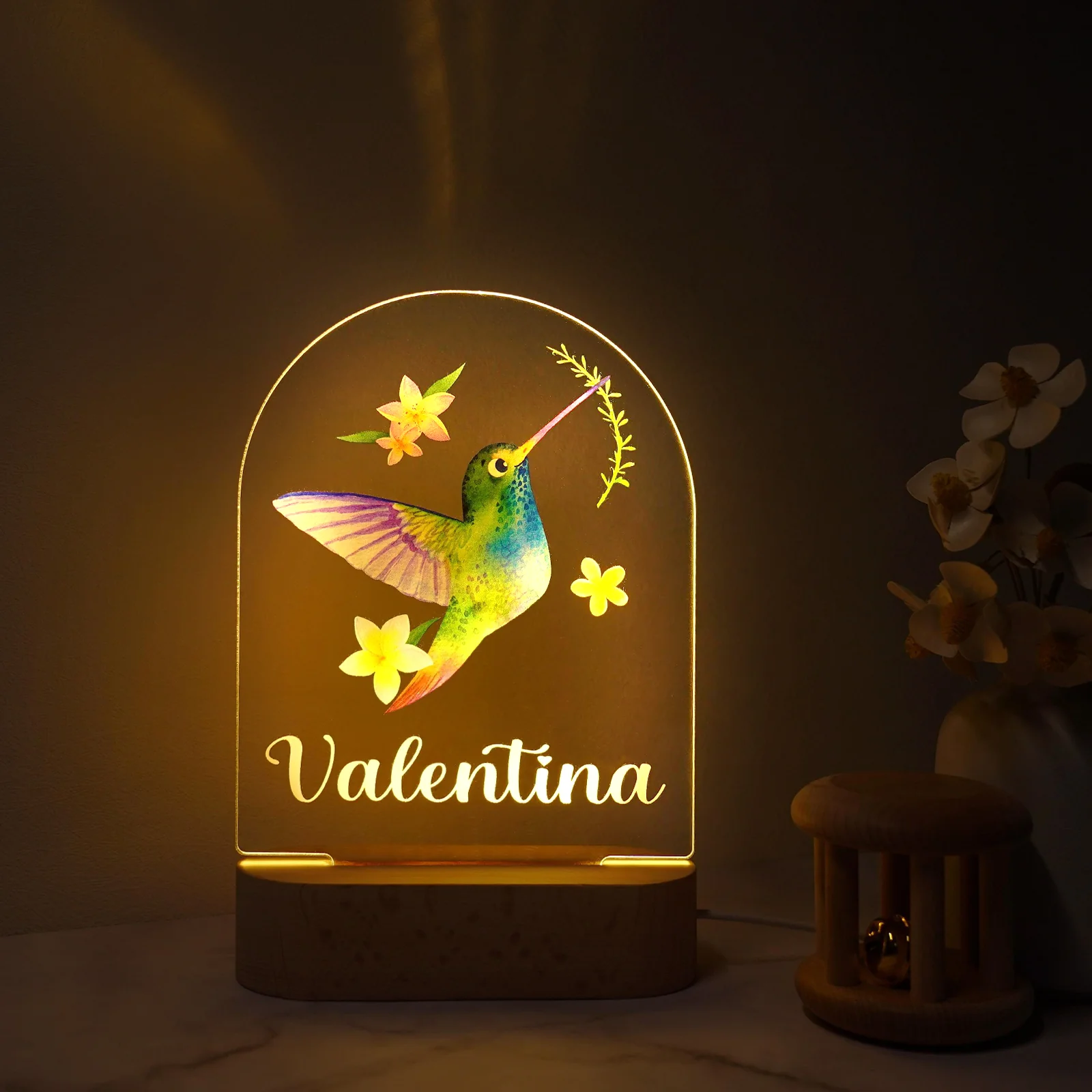 Personalised Baby Name Night Light Lamp - Image 7