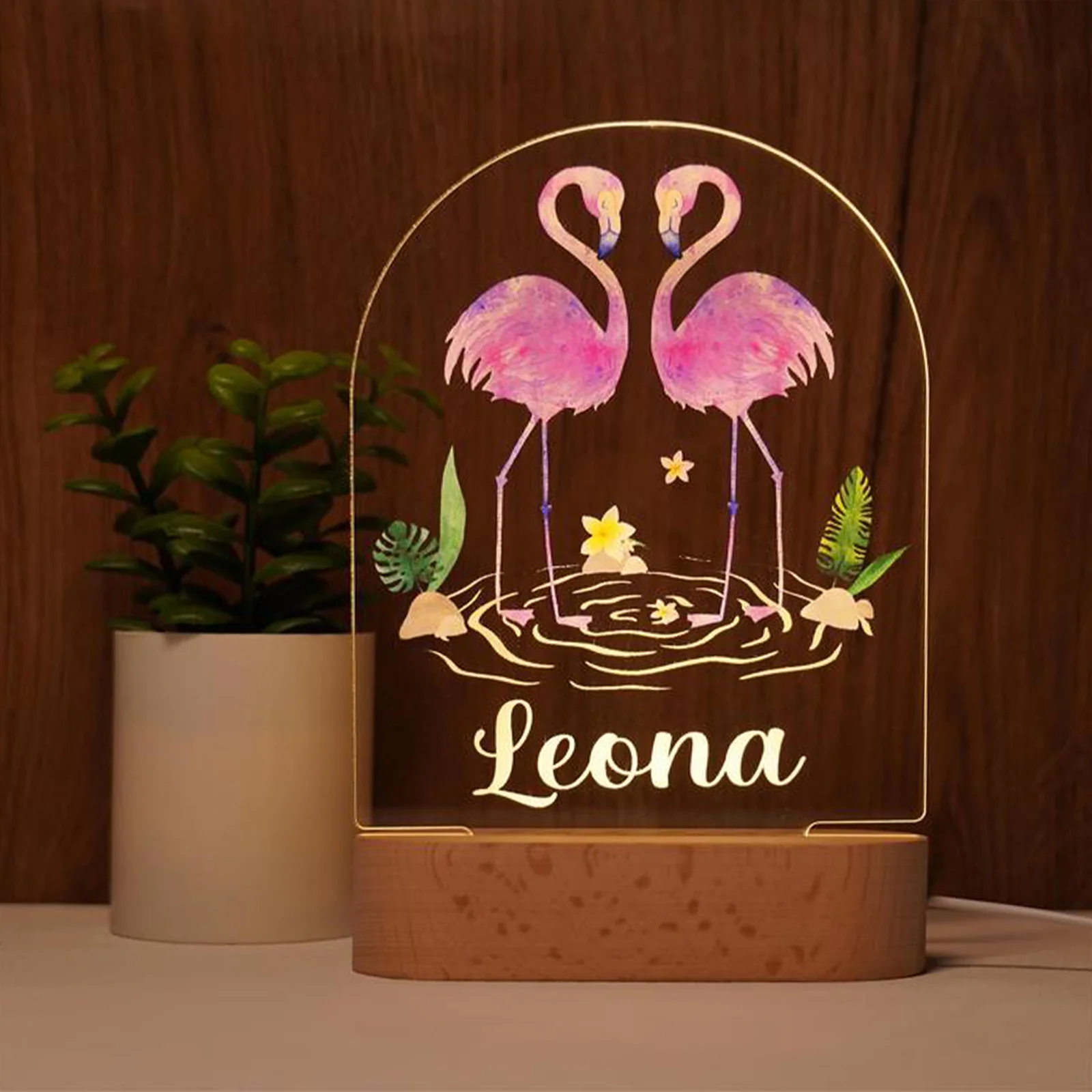 Personalised Baby Name Night Light Lamp - Image 9