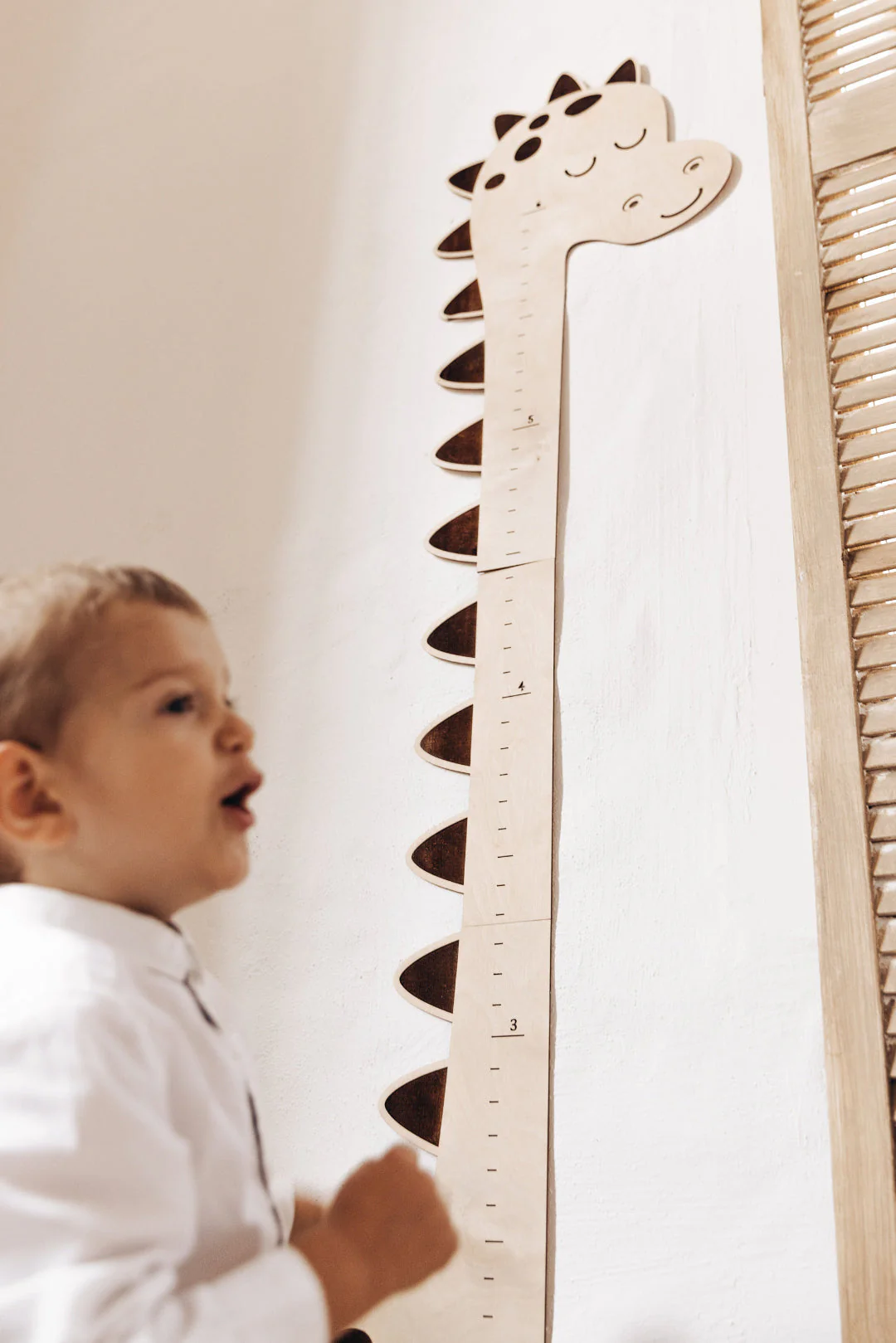 Personalized Wooden Dinosaur Growth Chart Height Ruler - Image 4