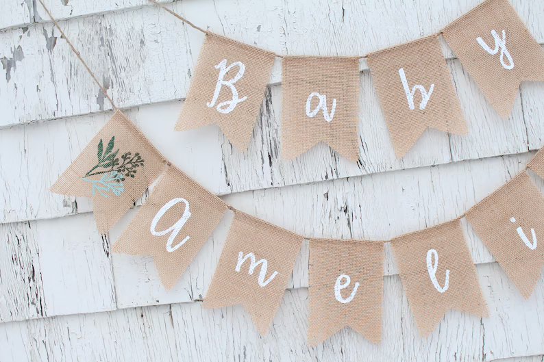 Personalized Baby Name Banner - Image 3