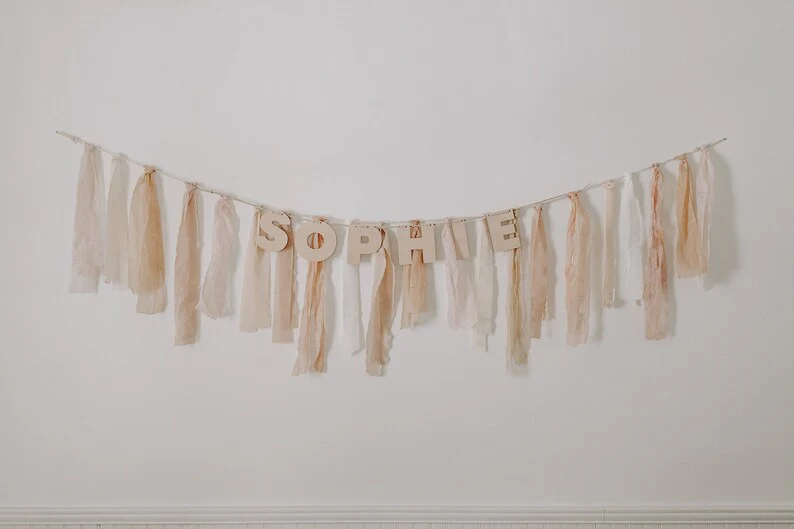 Personalized Baby Name Banner - Image 4