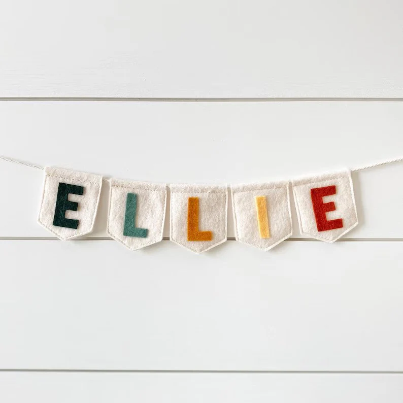 Personalized Baby Name Banner - Image 2