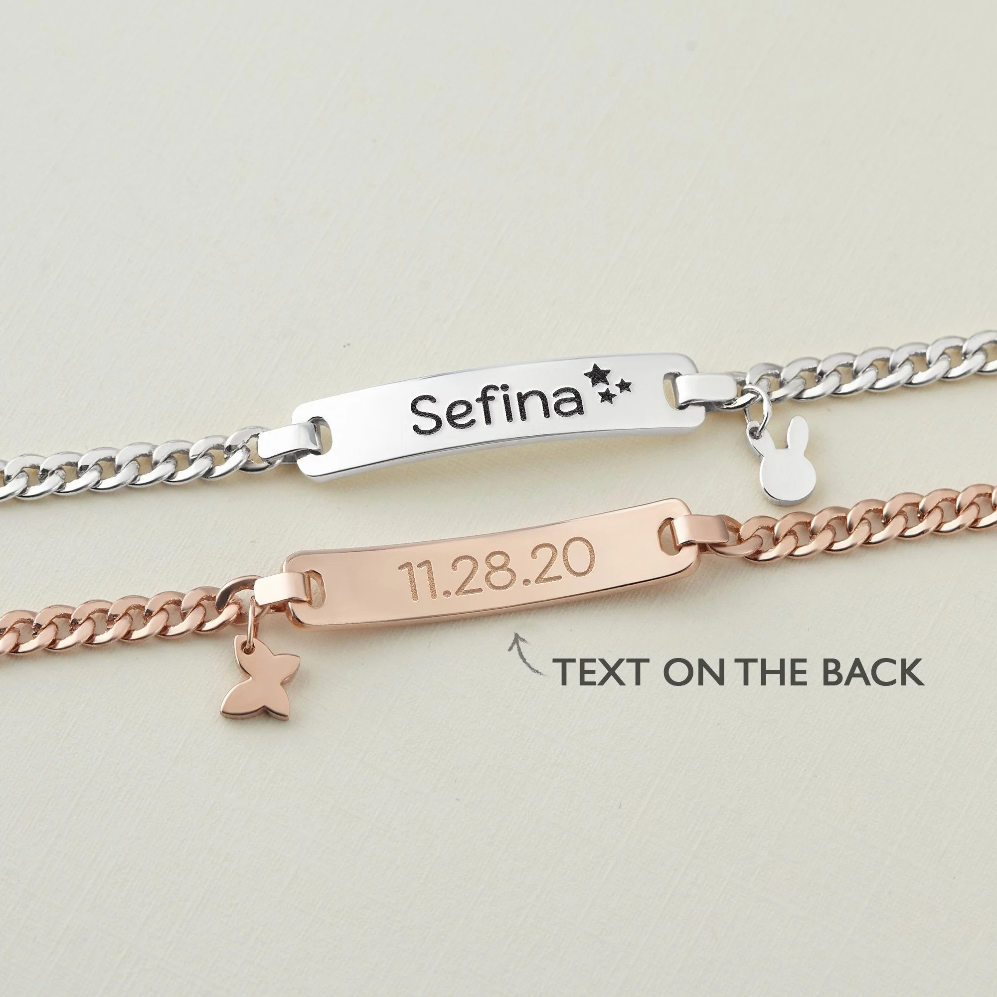 Personalized Baby Name Bracelet with Cute Charm - Image 5
