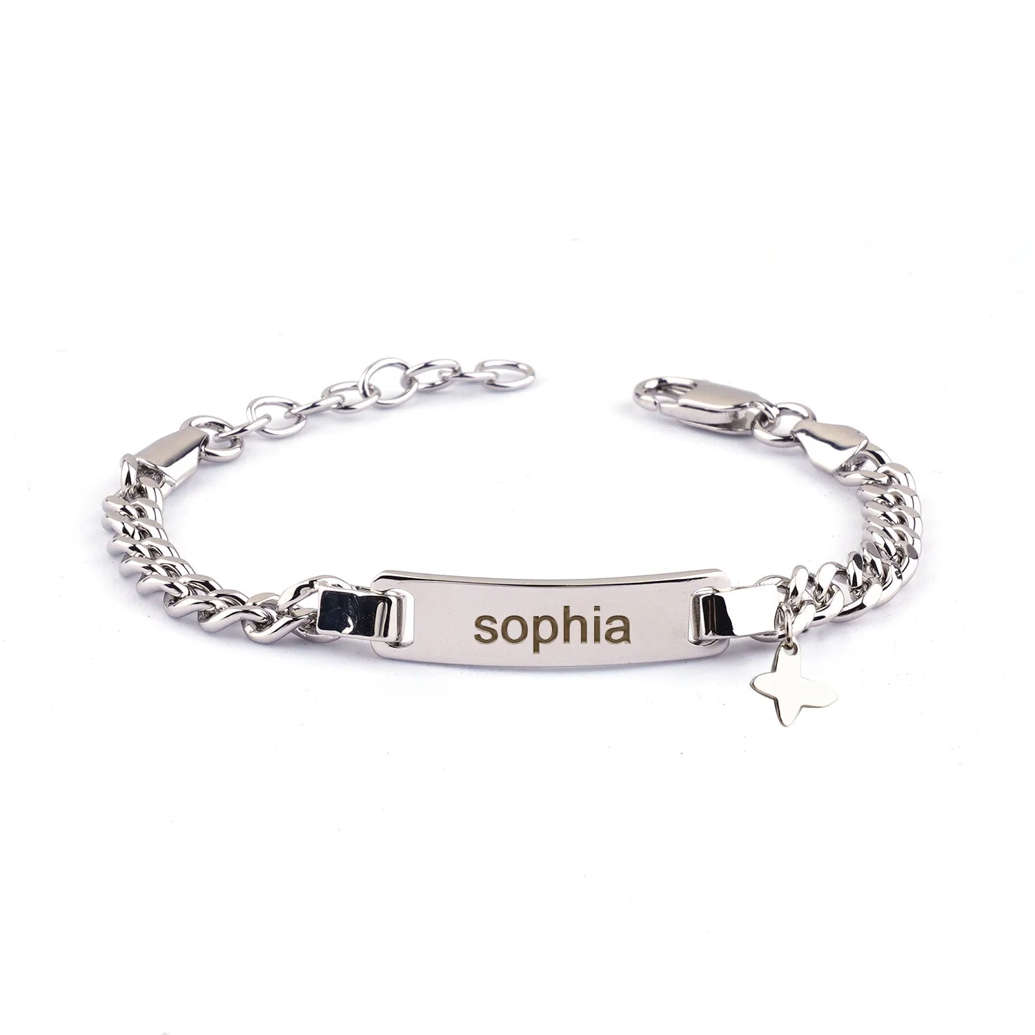 Personalized Baby Name Bracelet with Cute Charm - Image 9