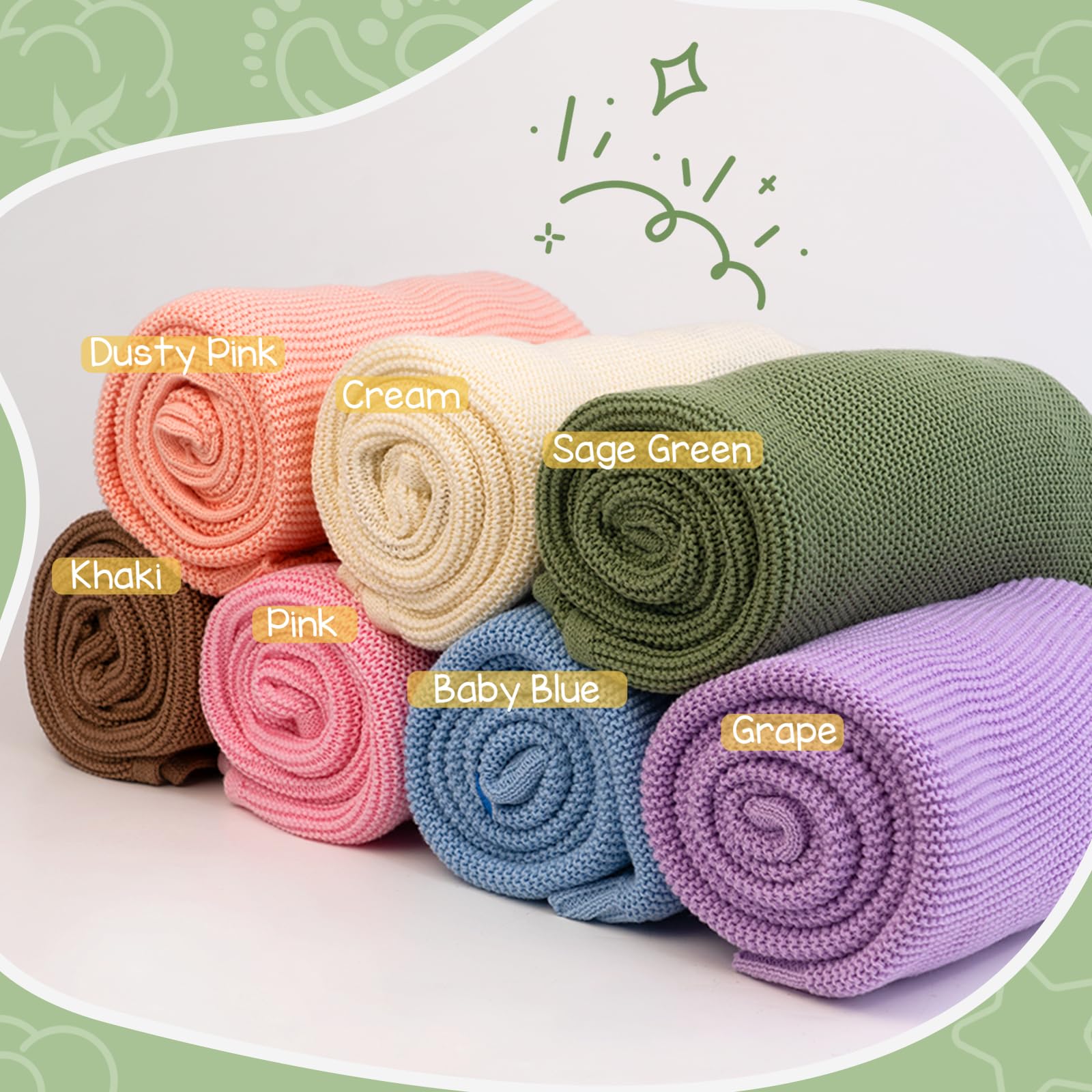 Personalized Baby Name Knit Blanket - Image 3
