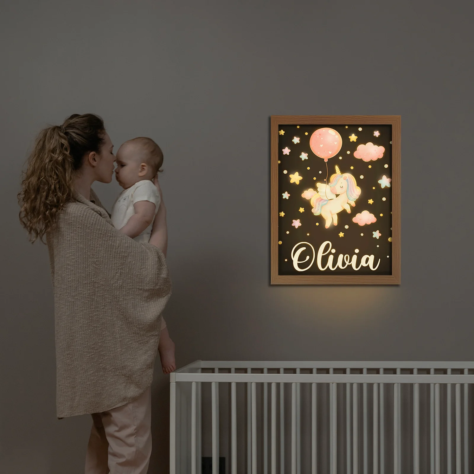 Personalized Baby Name Light Painting - Image 2