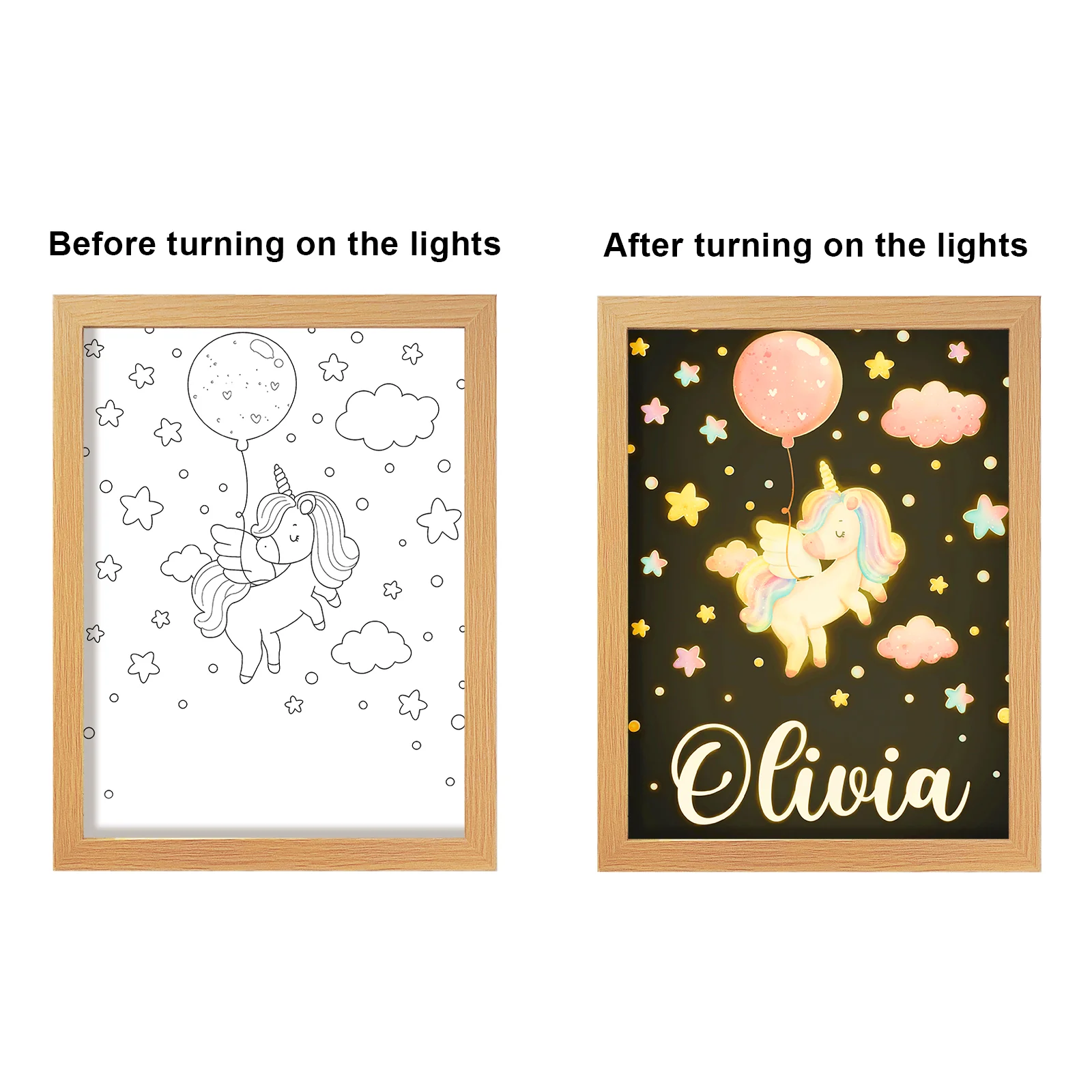 Personalized Baby Name Light Painting - Image 4