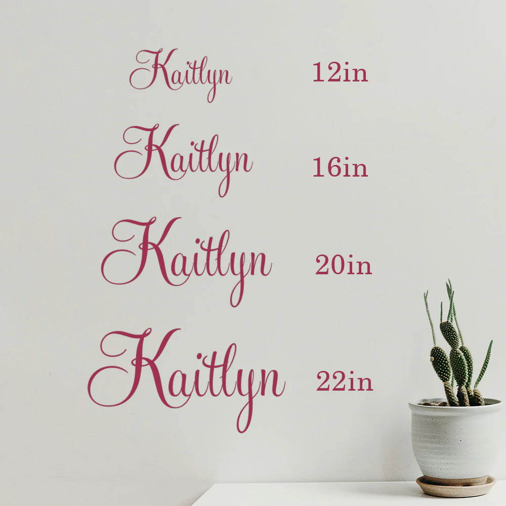 Personalized Baby Name Wall Stickers - Image 4