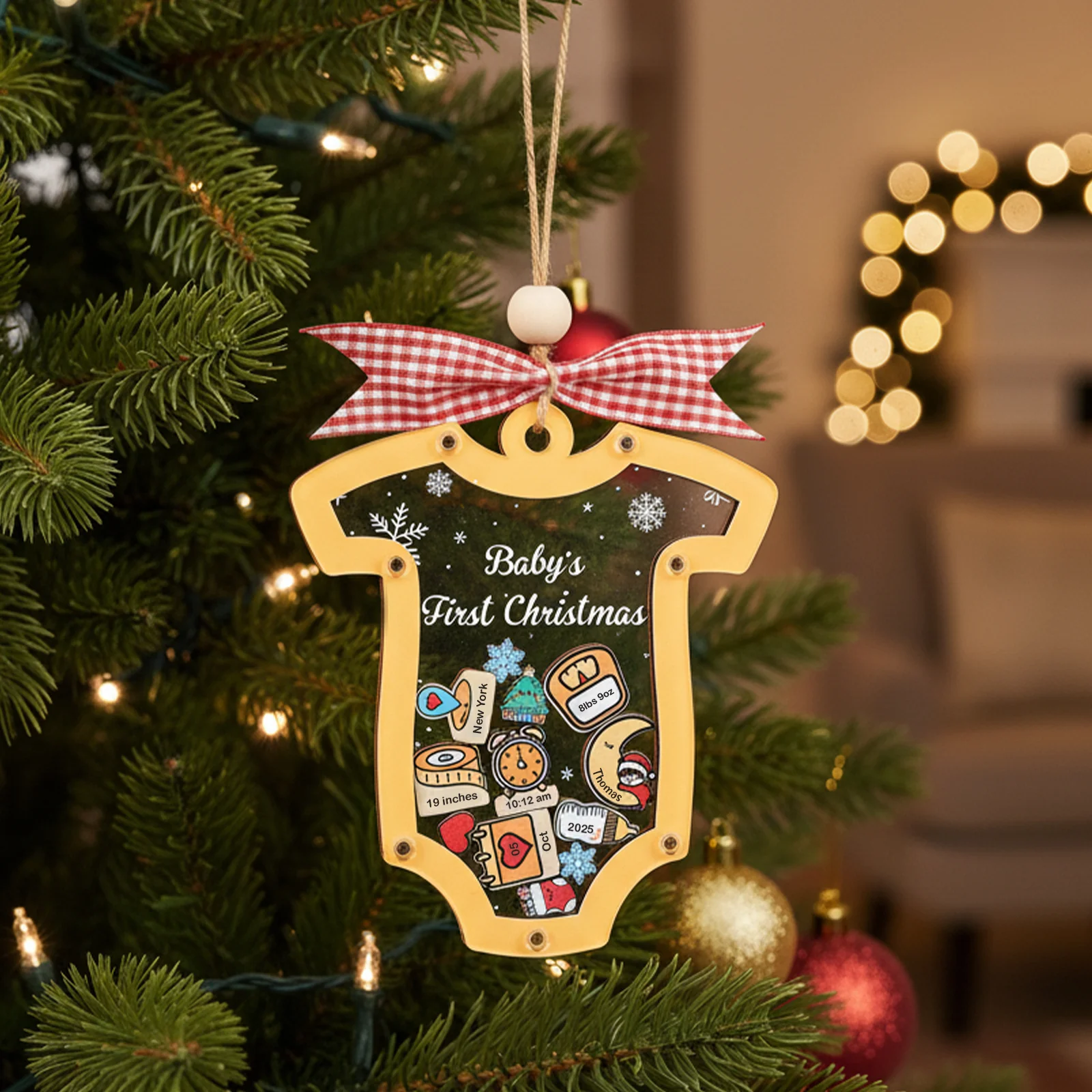 Personalized Baby’s Christmas Ornament - Image 3