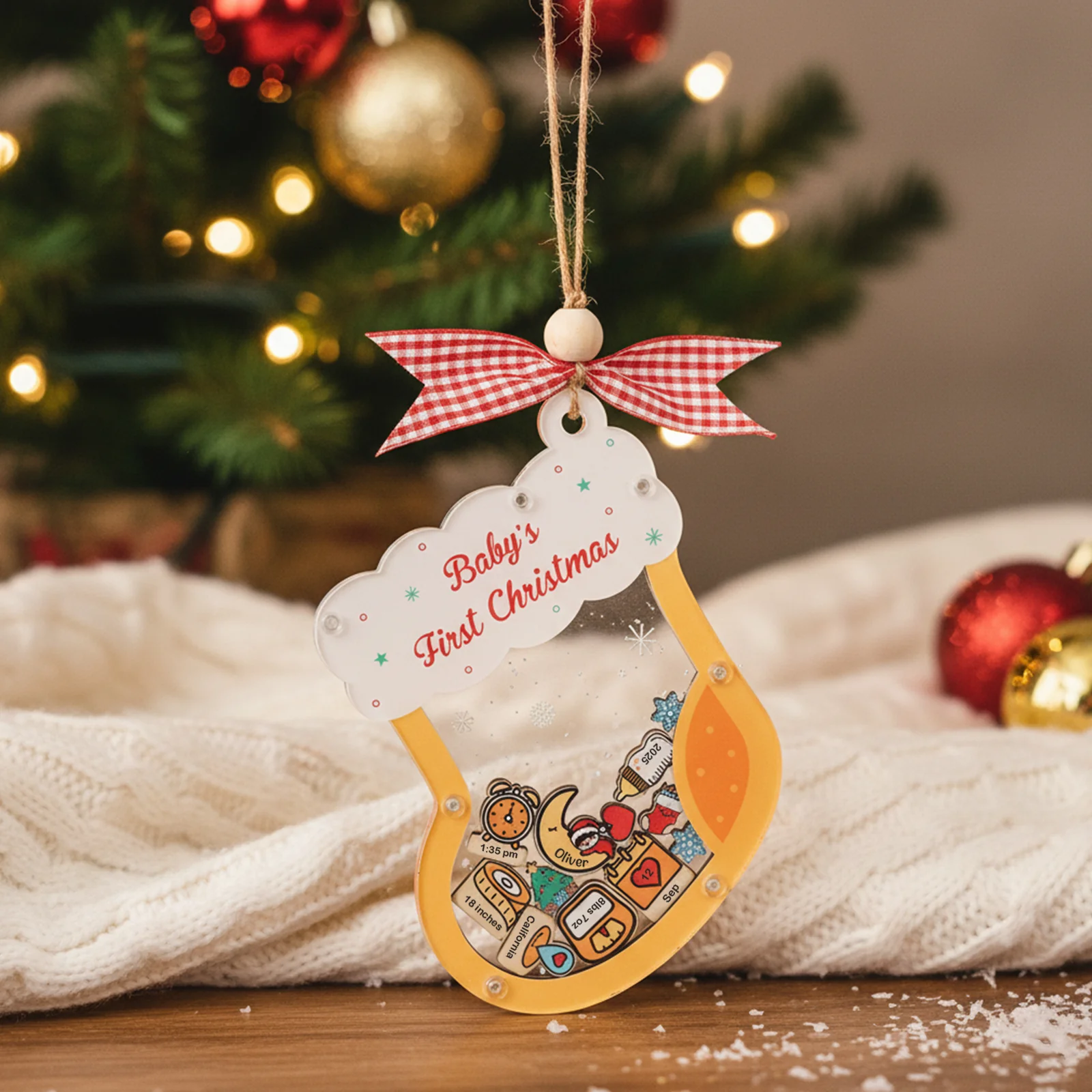 Personalized Baby’s Christmas Ornament - Image 3