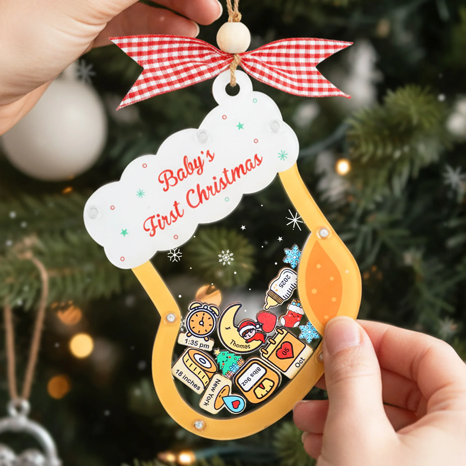 Personalized Baby’s Christmas Ornament - Image 3