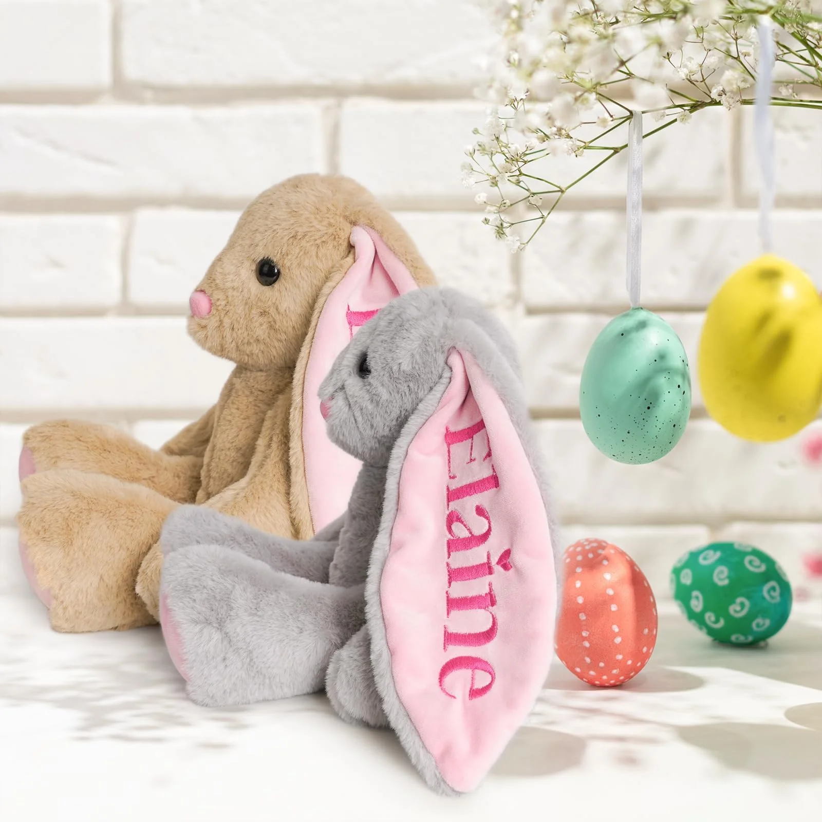 Personalized Plush Bunny – Soft Toy for Kids with Custom Name - Image 3