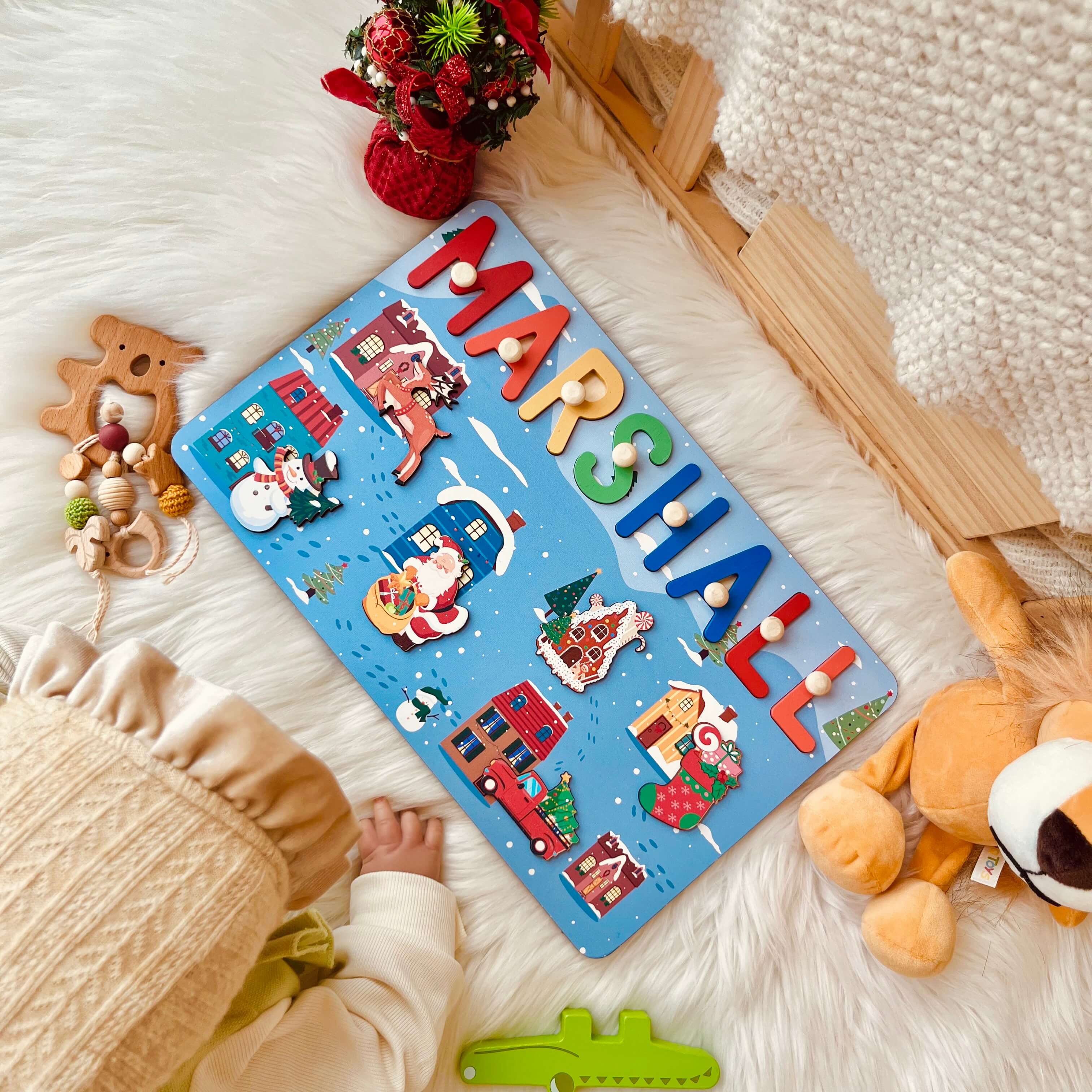 Personalized Christmas Name Puzzle - Image 3