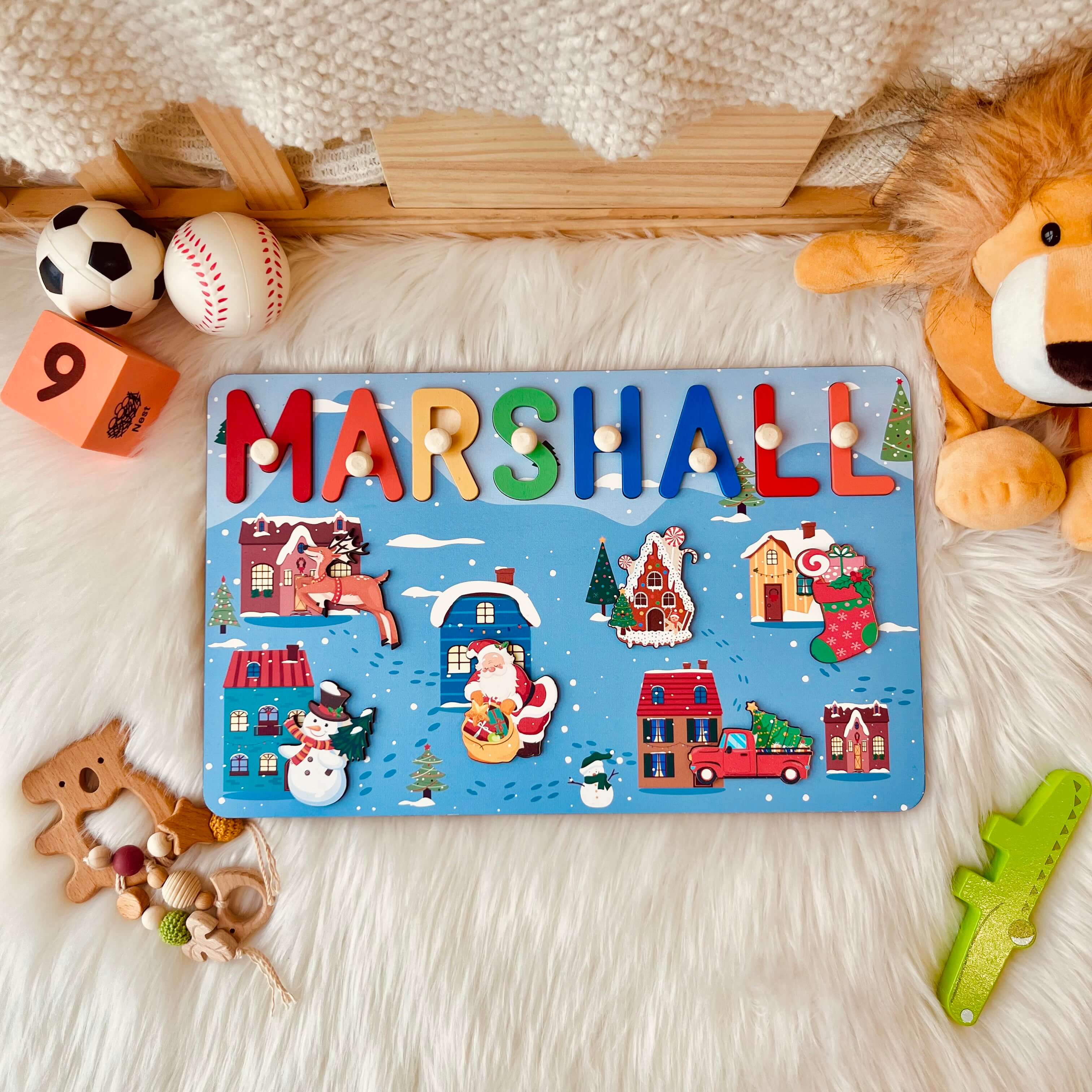 Personalized Christmas Name Puzzle - Image 4