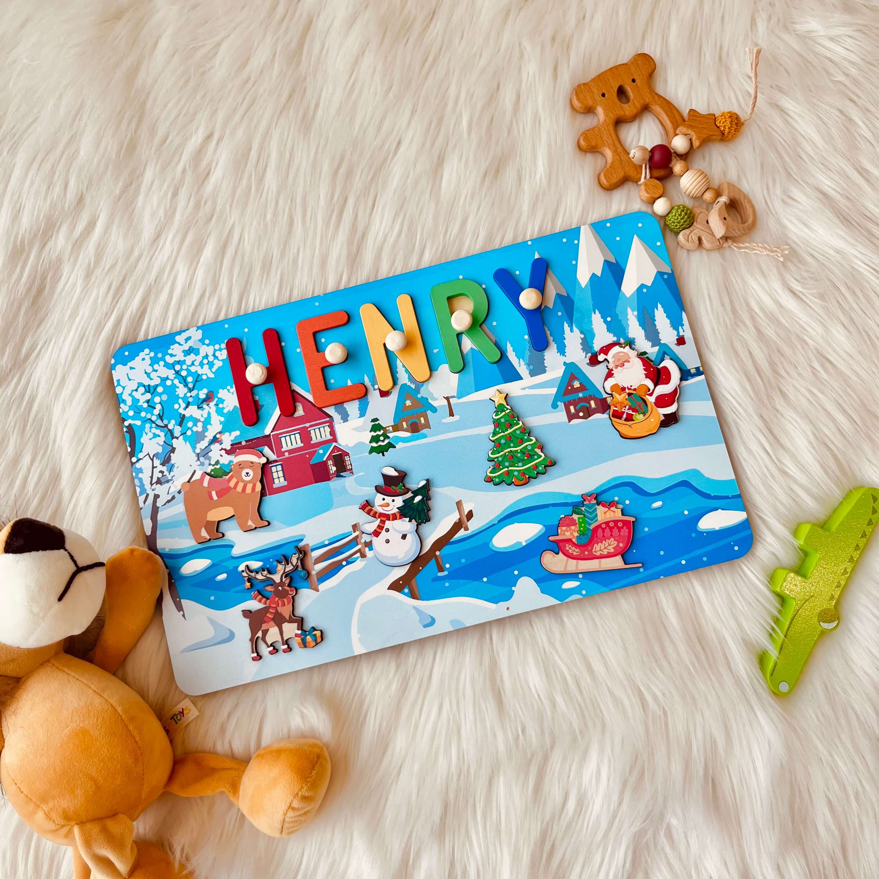 Personalized Christmas Name Puzzle - Image 5
