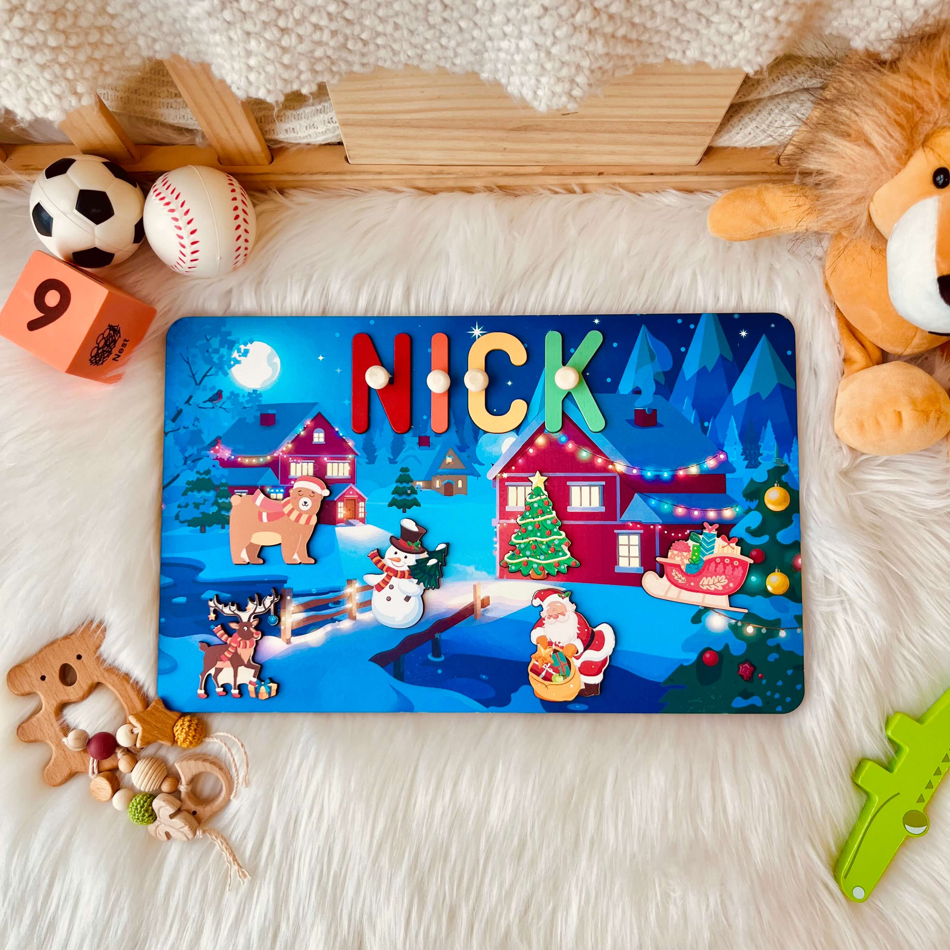 Personalized Christmas Name Puzzle - Image 6