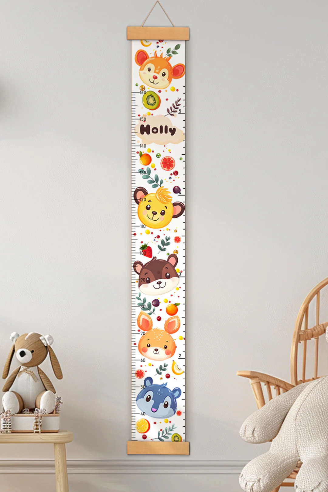 Personalized Cute Hanging Canvas Height Ruler - Image 6