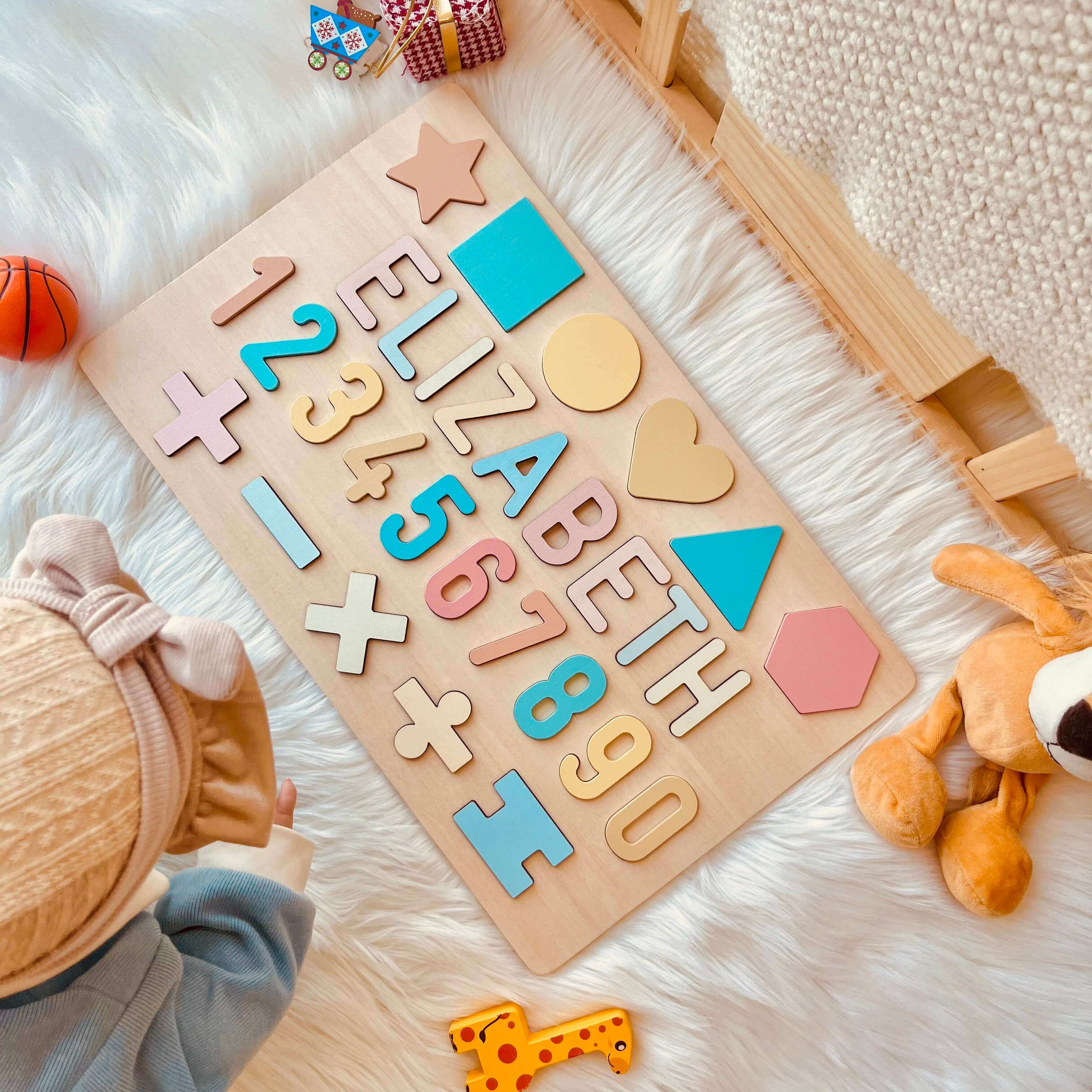 Personalized Educational Wooden Name Puzzle - Image 3