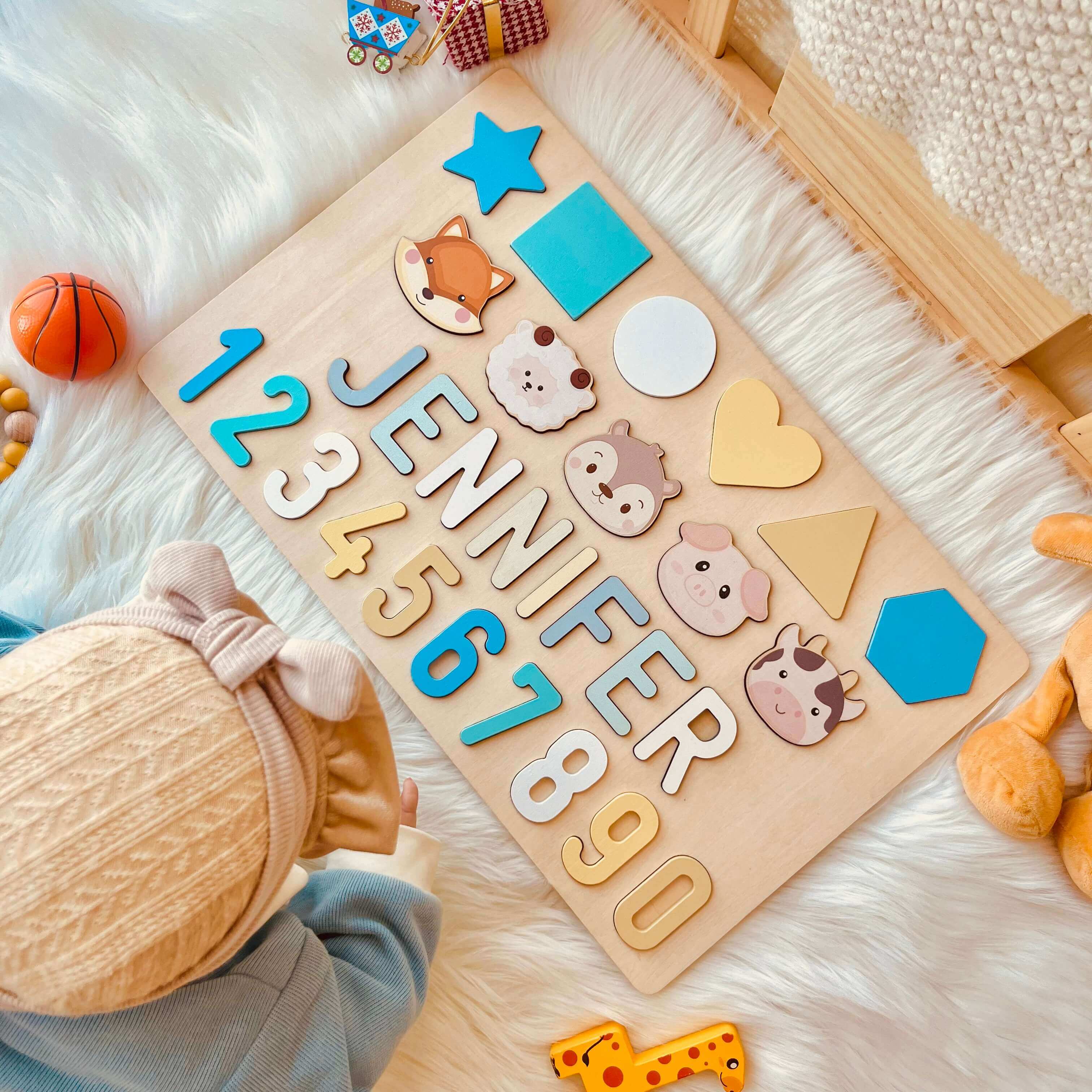 Personalized Educational Wooden Name Puzzle - Image 4