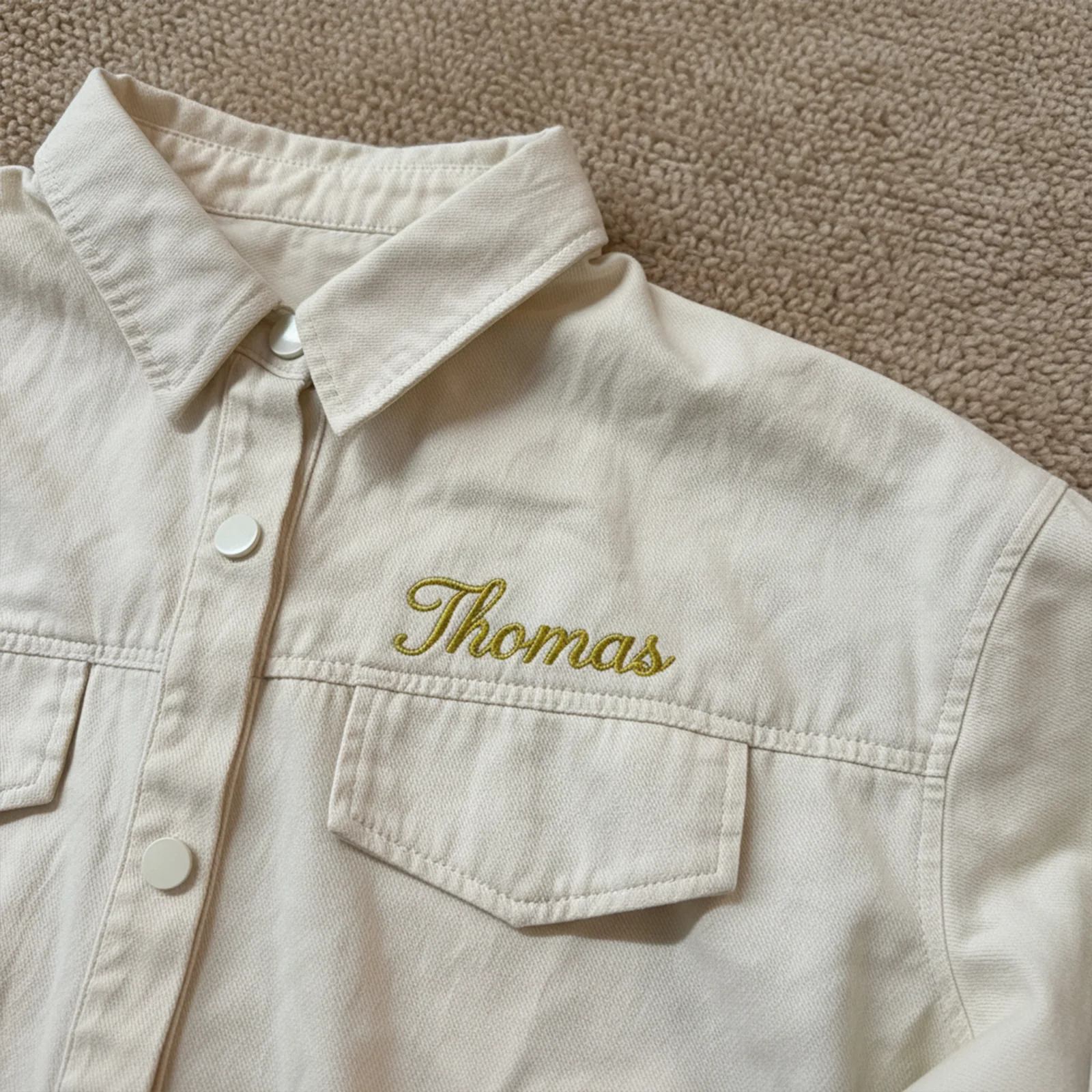 Personalized Embroidered Name Shirt for Kids - Image 5