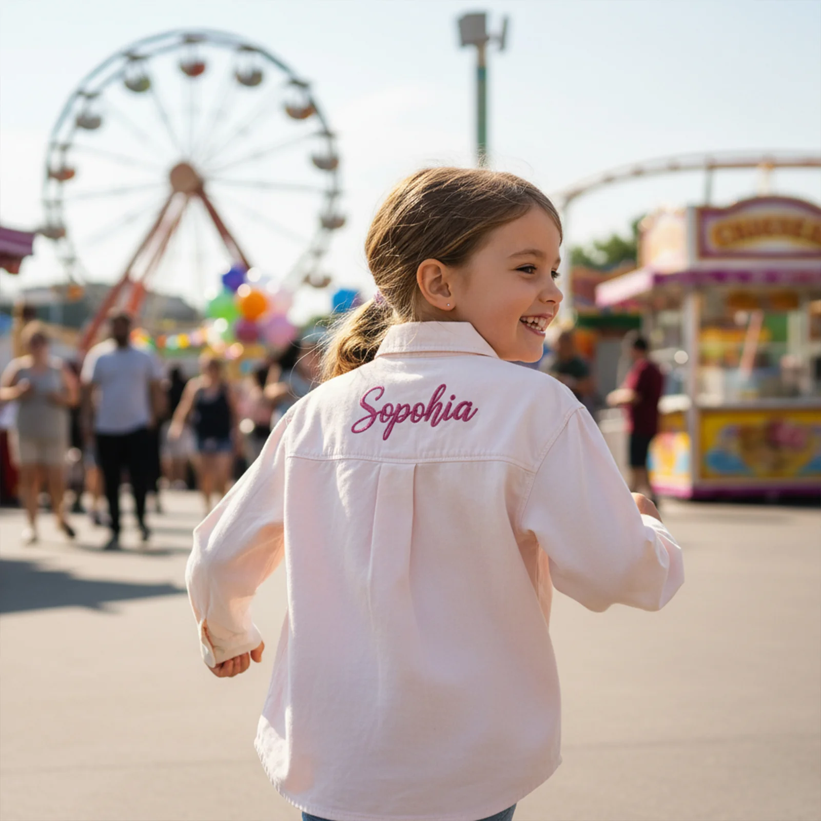 Personalized Embroidered Name Shirt for Kids - Image 6