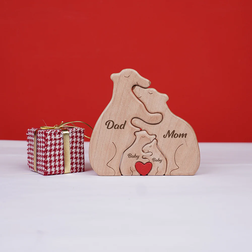 Personalized Family Name Puzzle Decor - Bears - Image 5