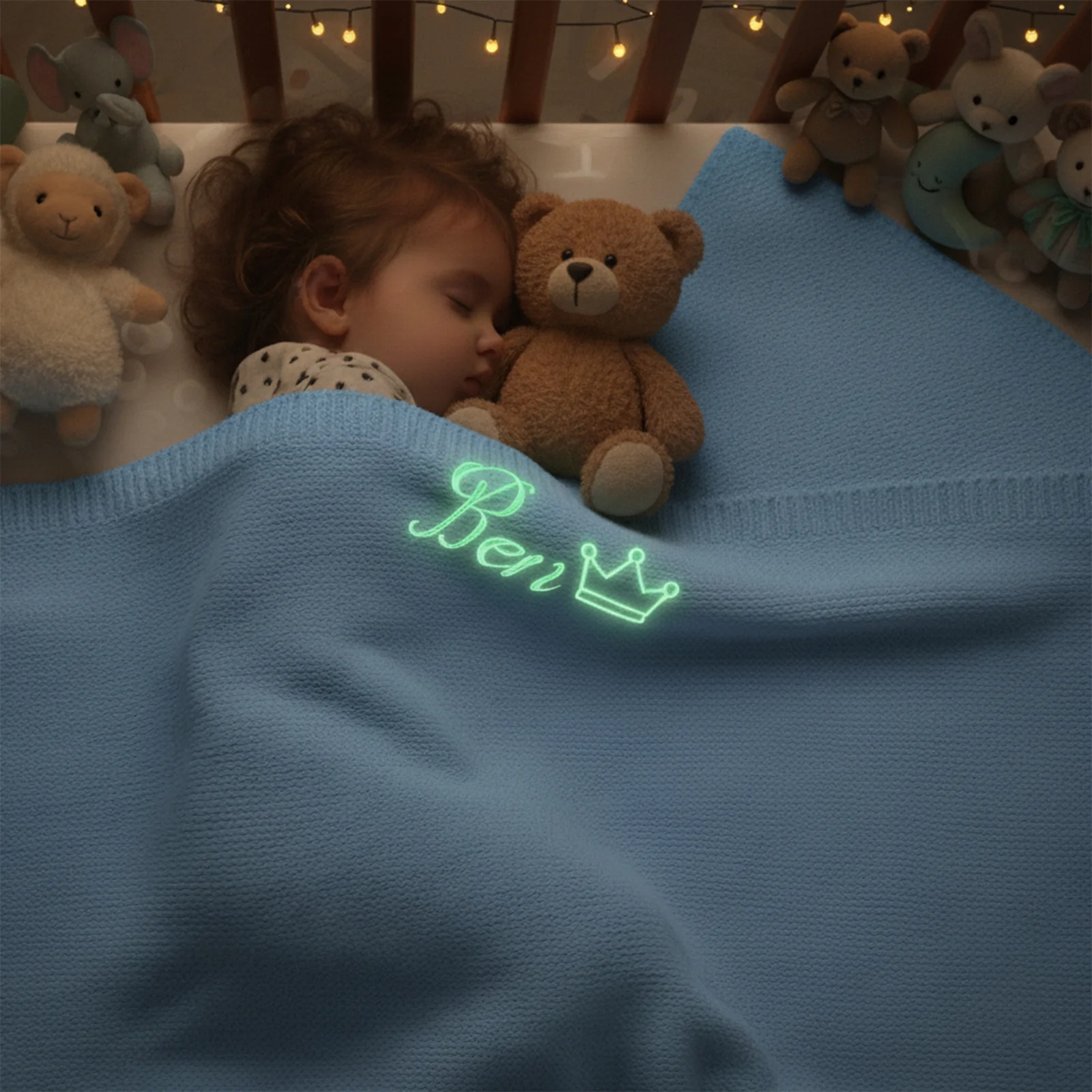 Personalized Glow in the Dark Star Blanket - Image 10