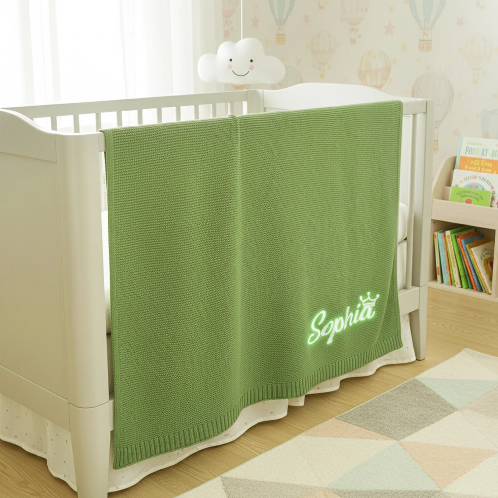 Personalized Glow in the Dark Star Blanket - Image 6