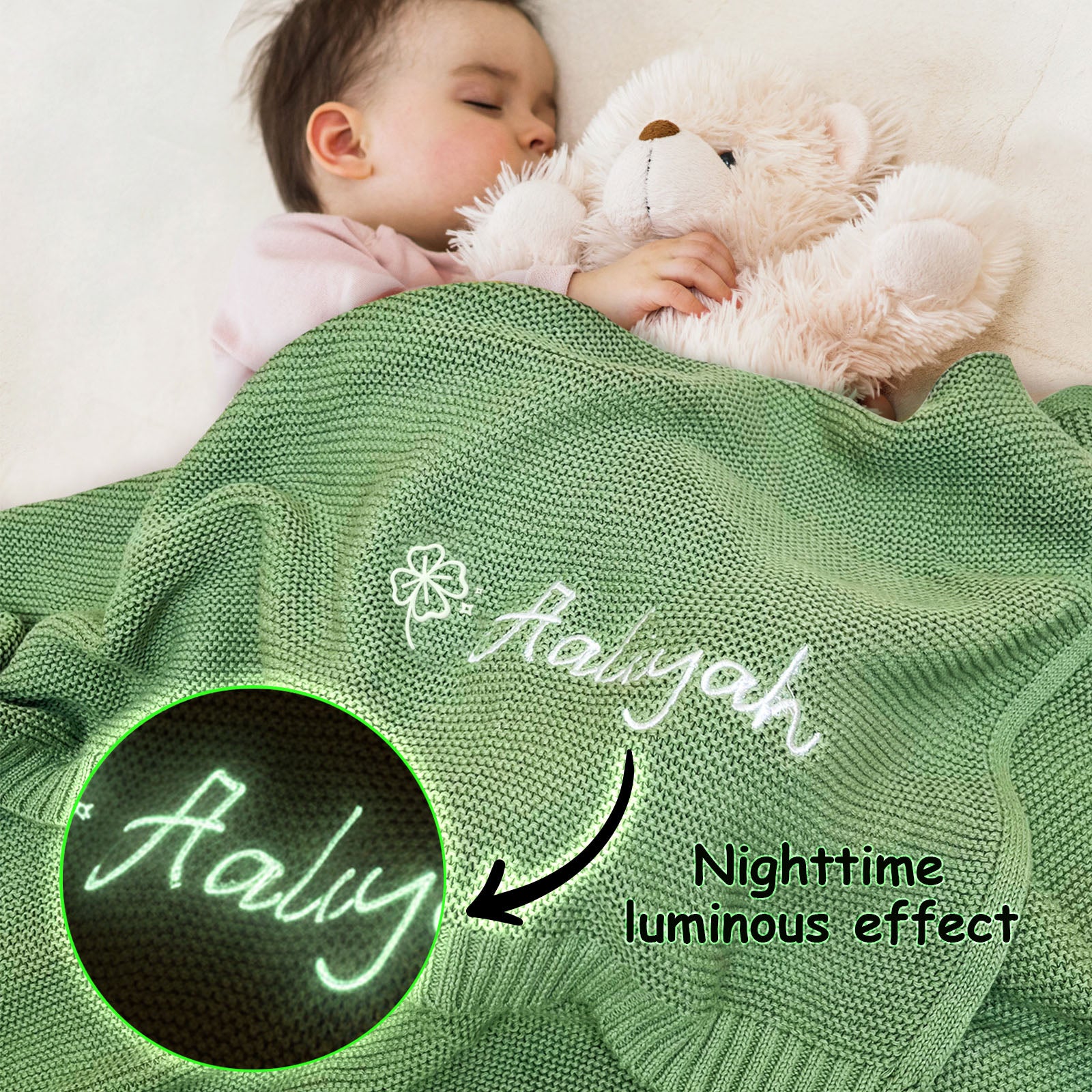 Personalized Glow in the Dark Star Blanket - Image 9