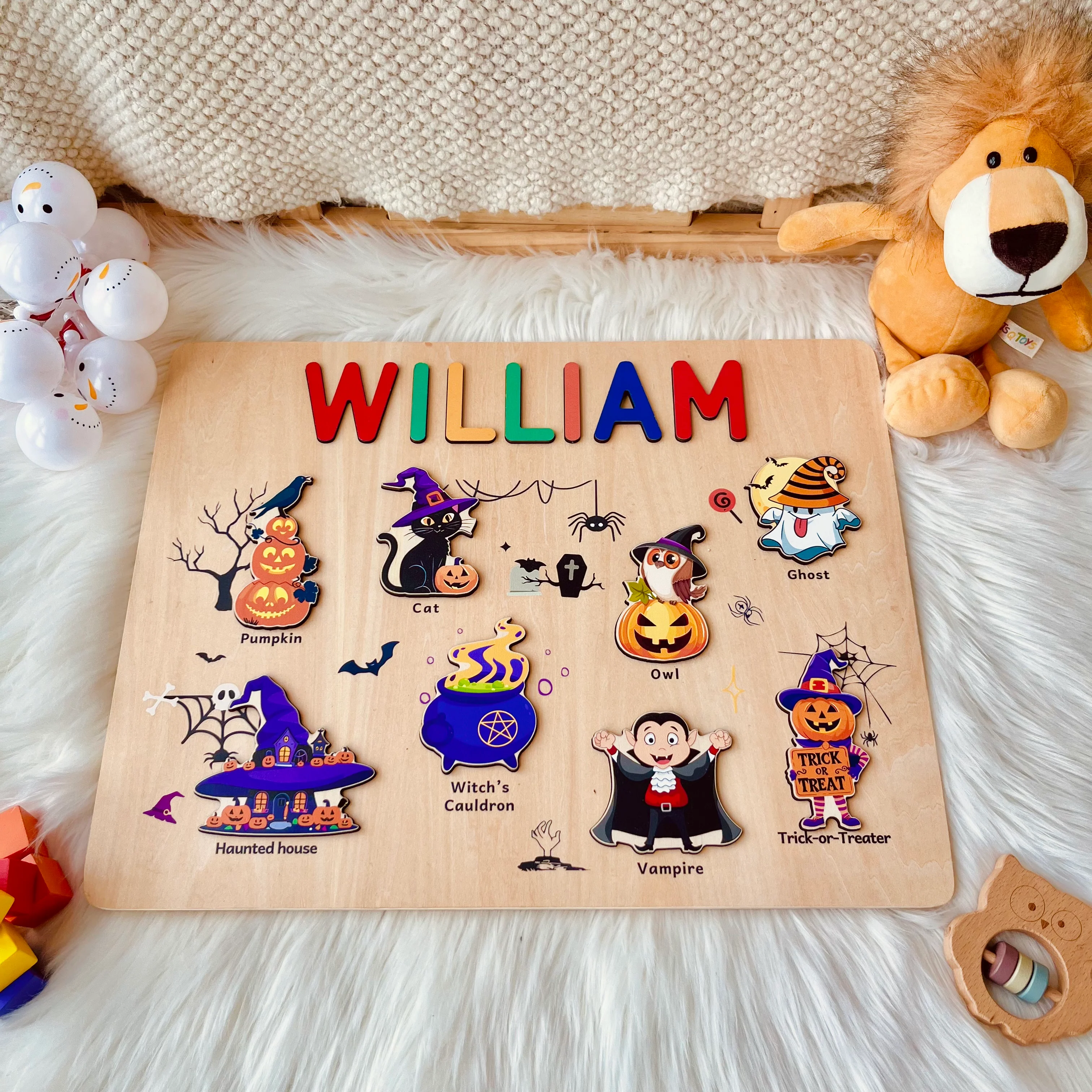 Personalized Halloween Name Puzzle - Image 3