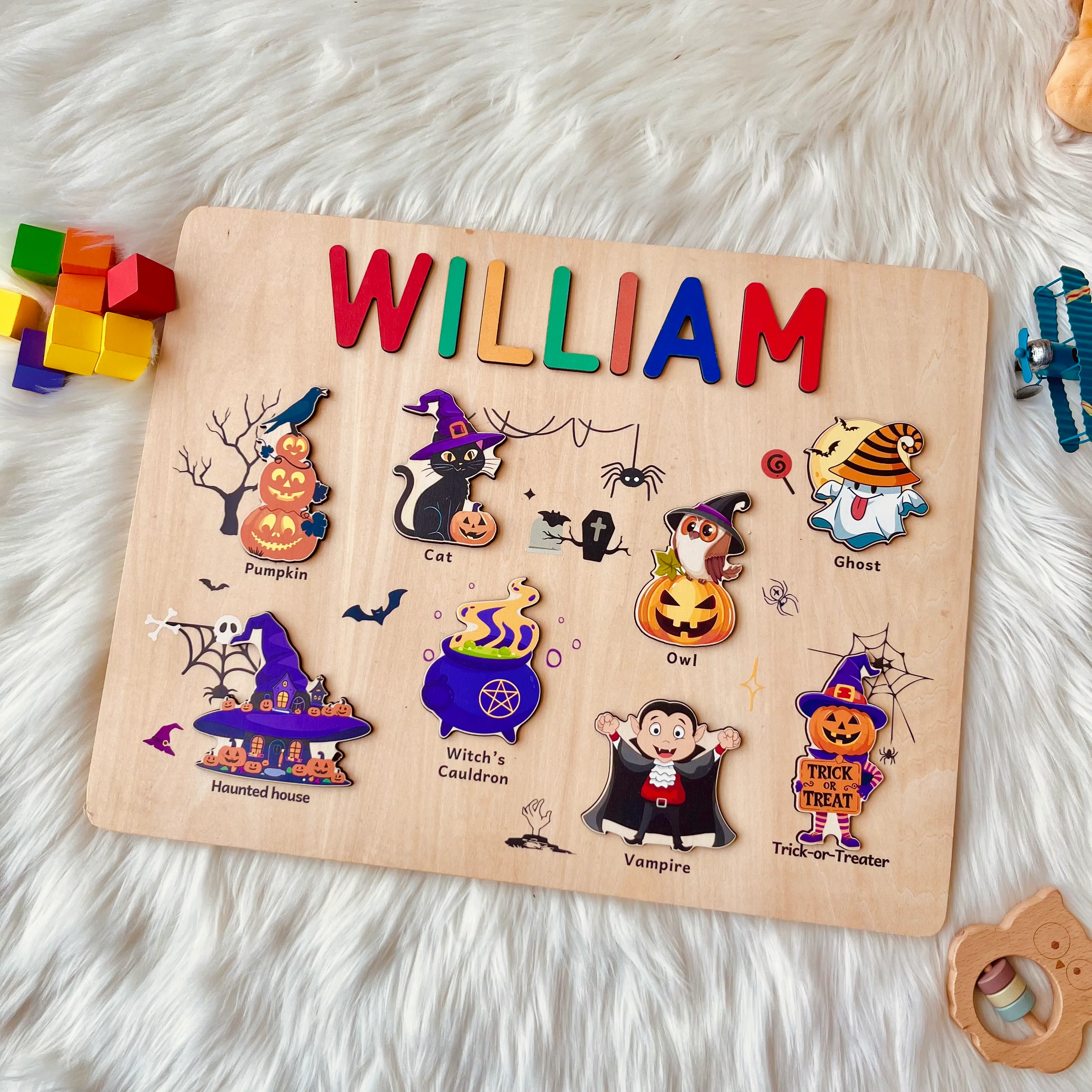 Personalized Halloween Name Puzzle - Image 4