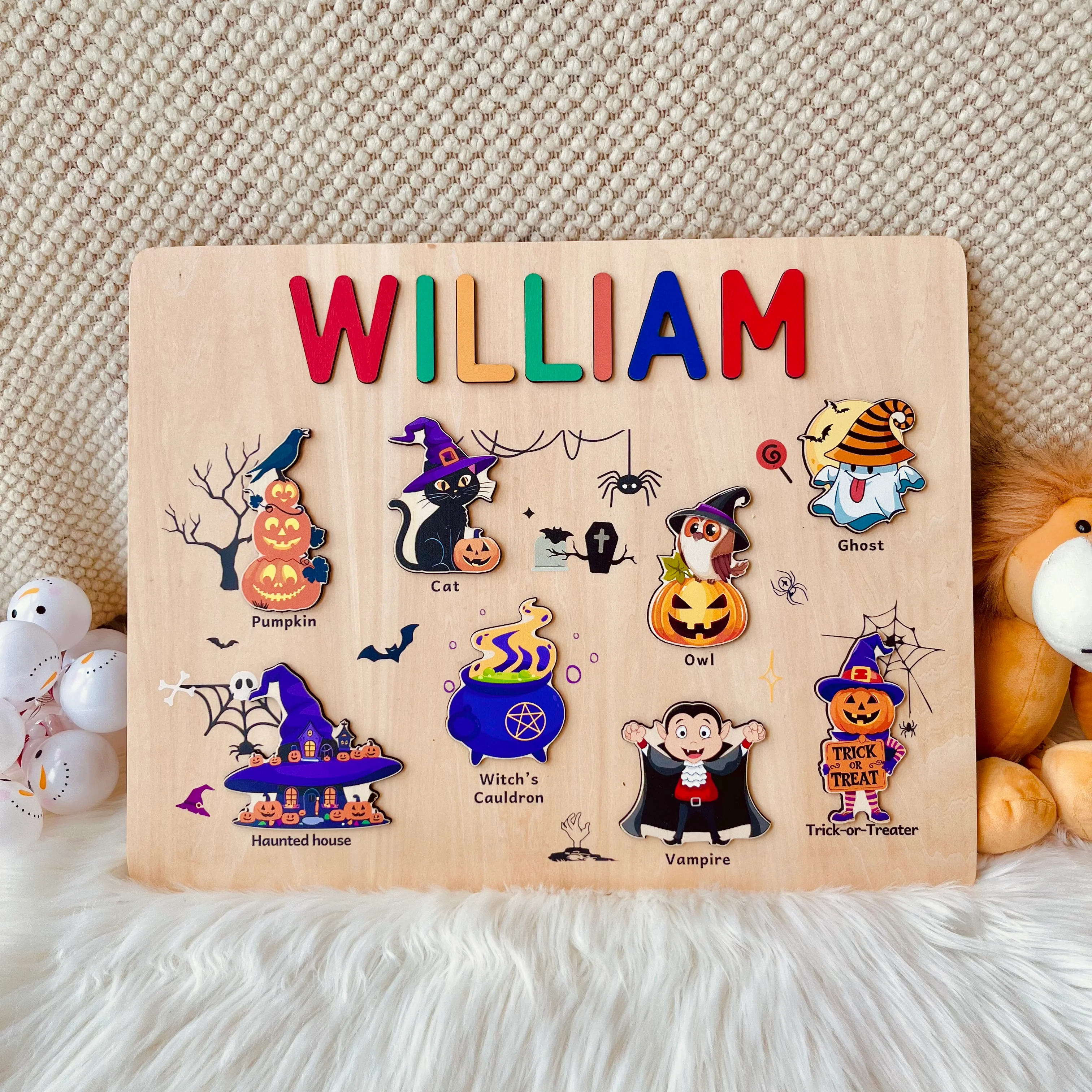 Personalized Halloween Name Puzzle - Image 5