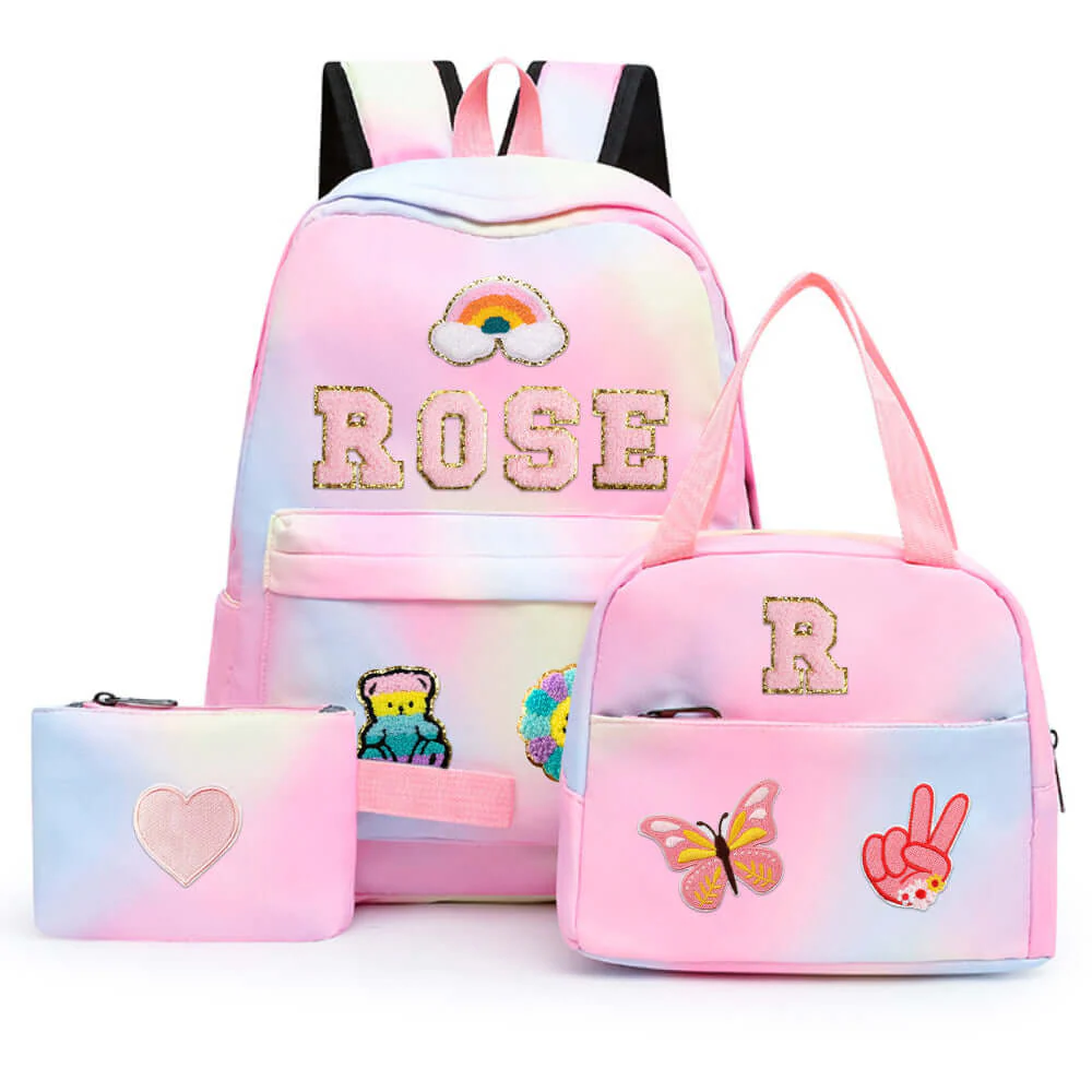 Custom Kids Back to School Patch Backpack - Image 4
