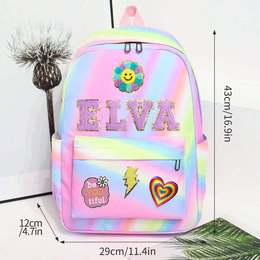 Custom Kids Back to School Patch Backpack - Image 8