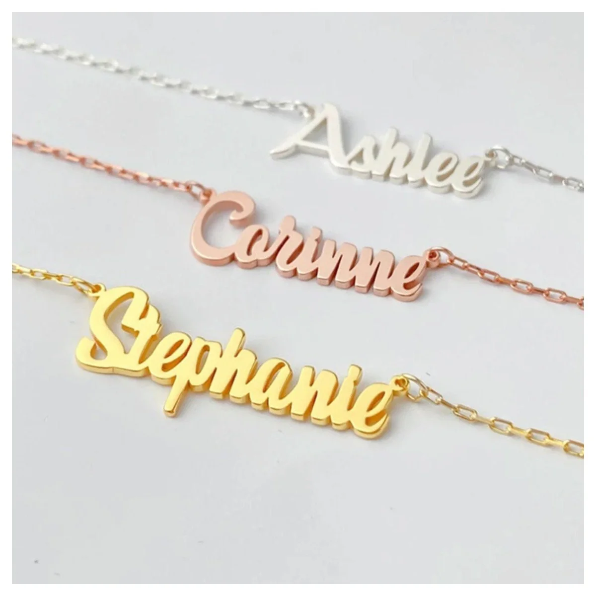 Personalized Kids Name Necklace - Image 2