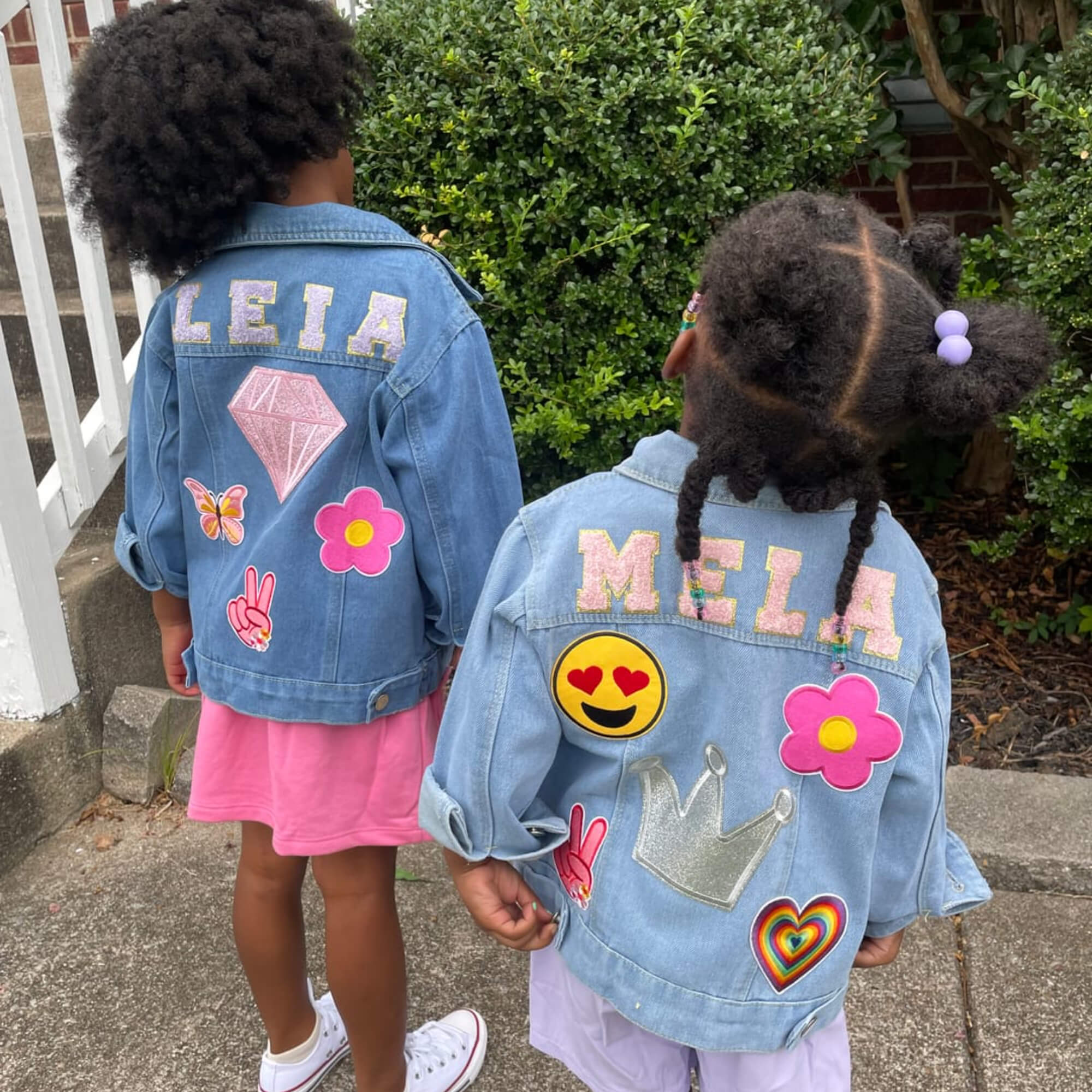 Personalized Kids Patch Denim Jacket - Image 3