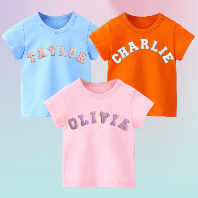 Personalized Patch T-shirt for Kids - Image 5