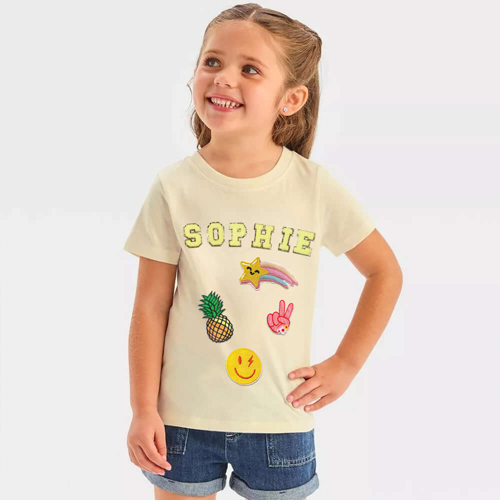Personalized Patch T-shirt for Kids - Image 7