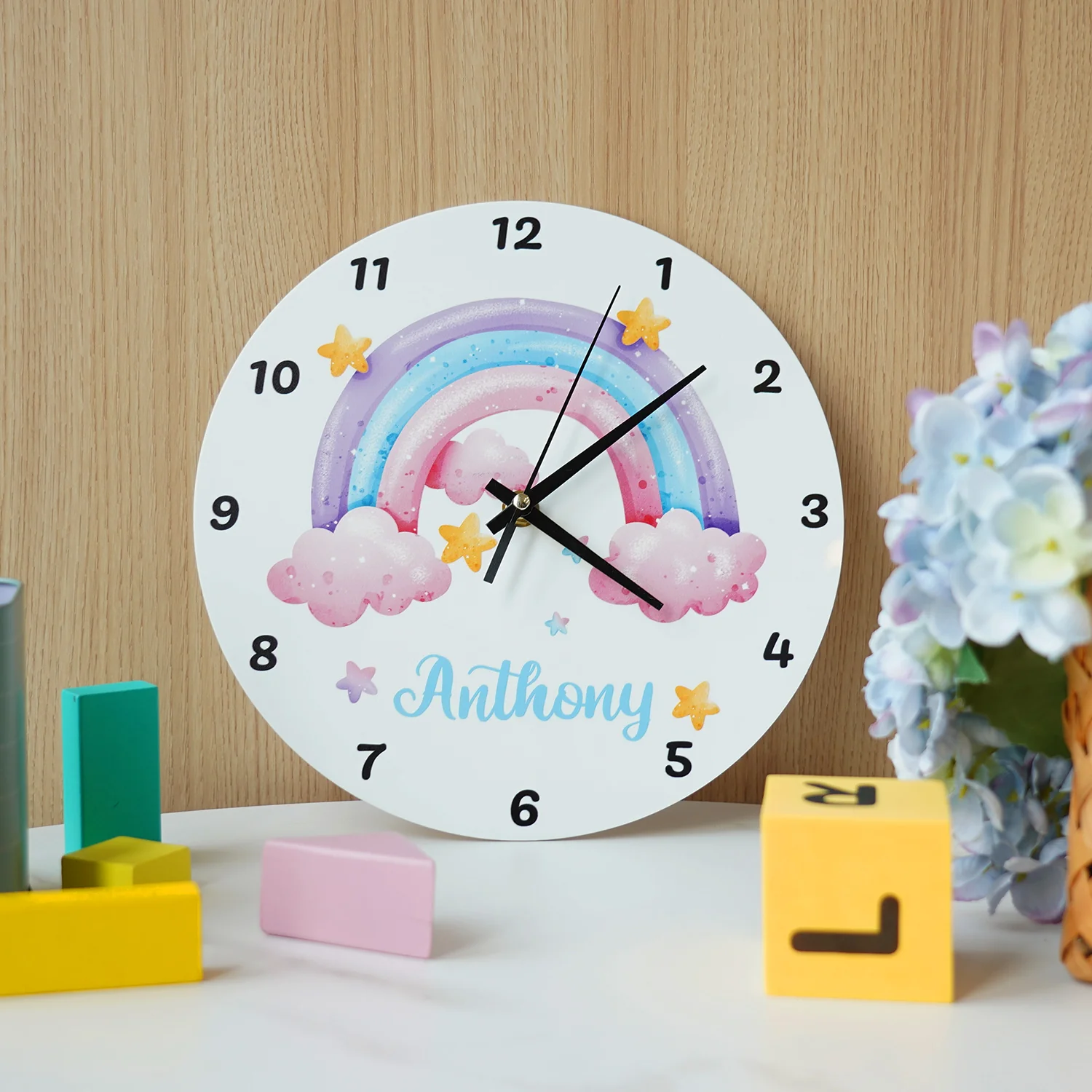 Personalized Name Bedroom Clock - Image 4