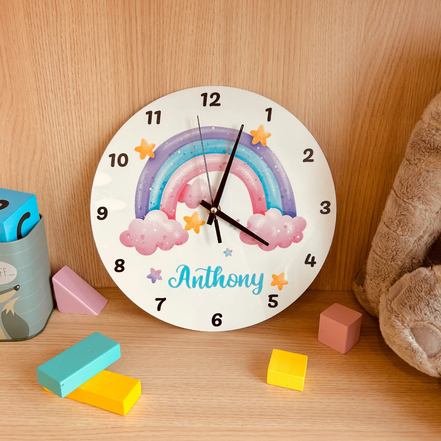 Personalized Name Bedroom Clock - Image 5