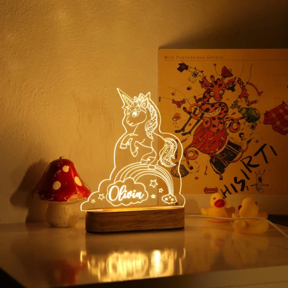 Personalized Night Light with Moon & Stars - Image 5