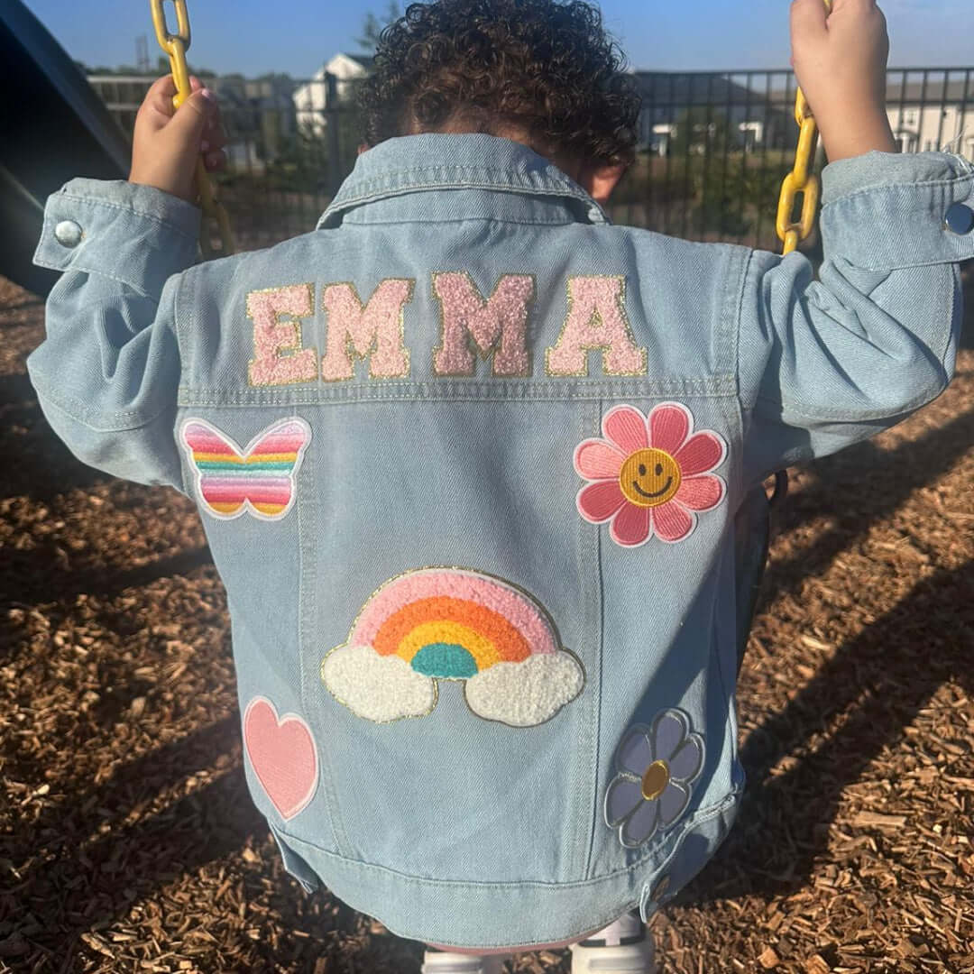 Personalized Patch Denim Jacket - Image 2