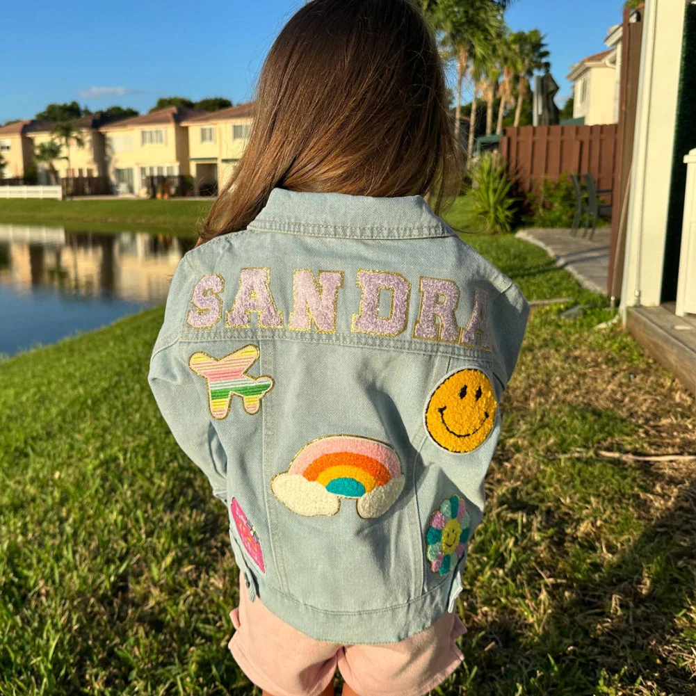 Personalized Patch Denim Jacket - Image 6