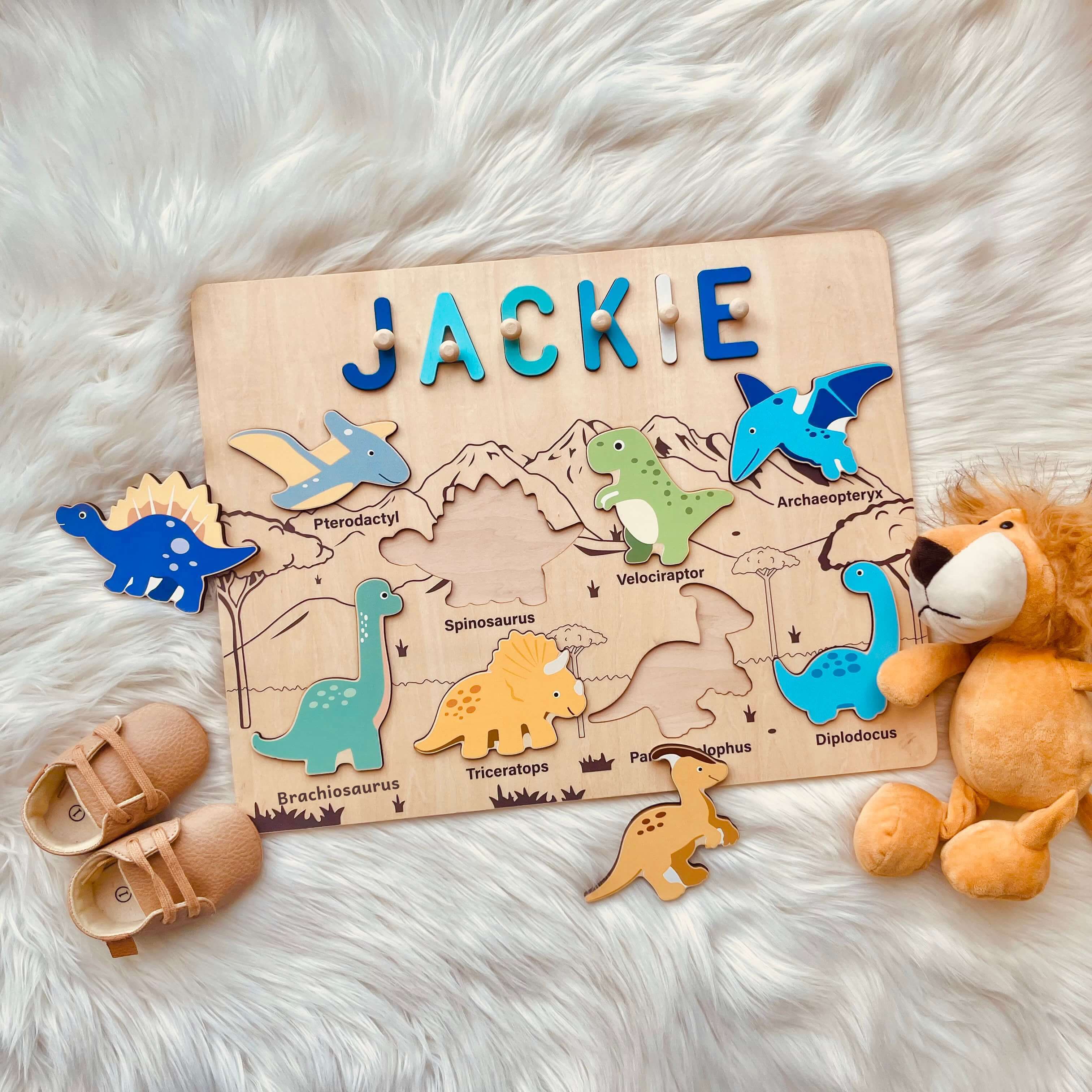 Personalized Dinosaur Name Puzzle - Image 3