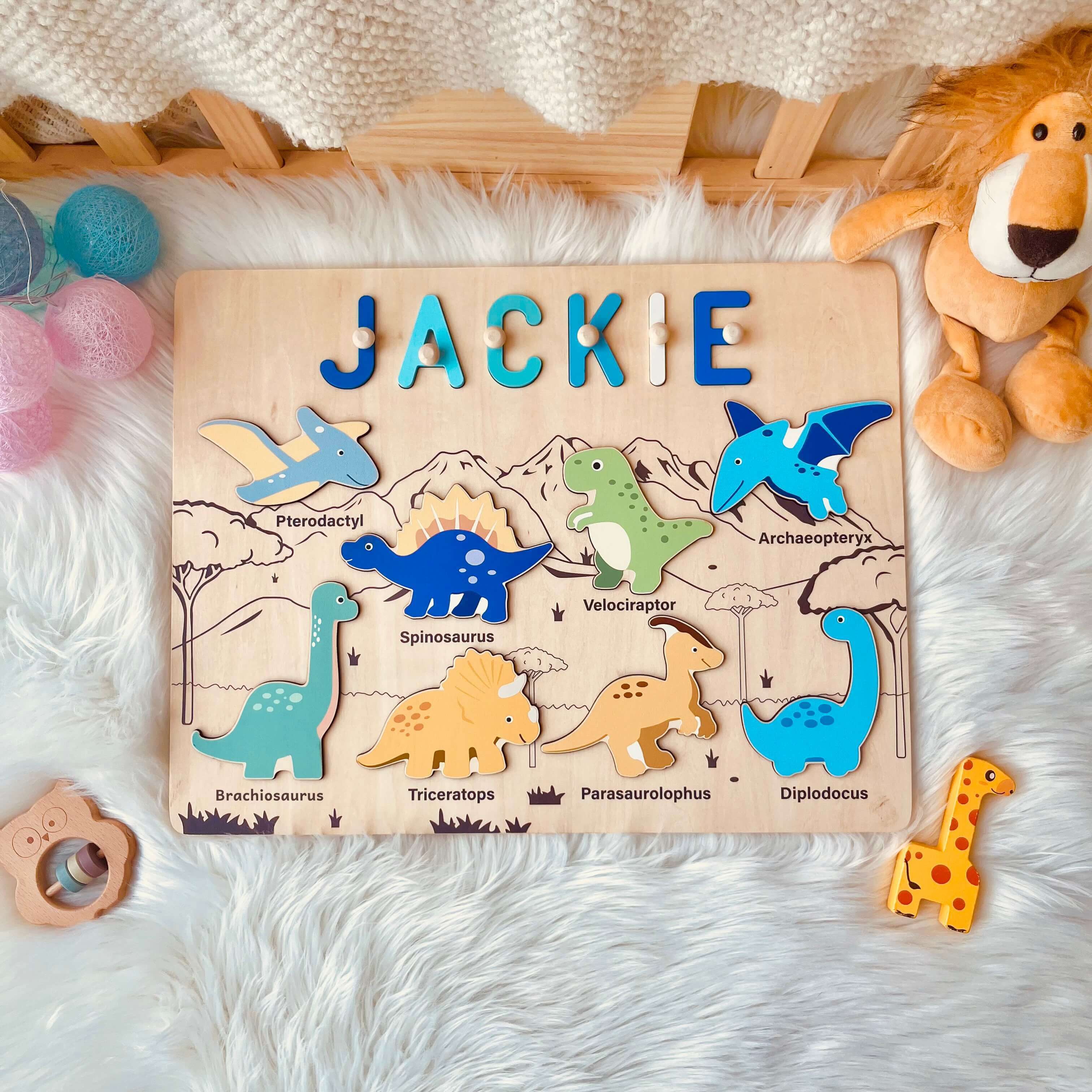Personalized Dinosaur Name Puzzle - Image 4